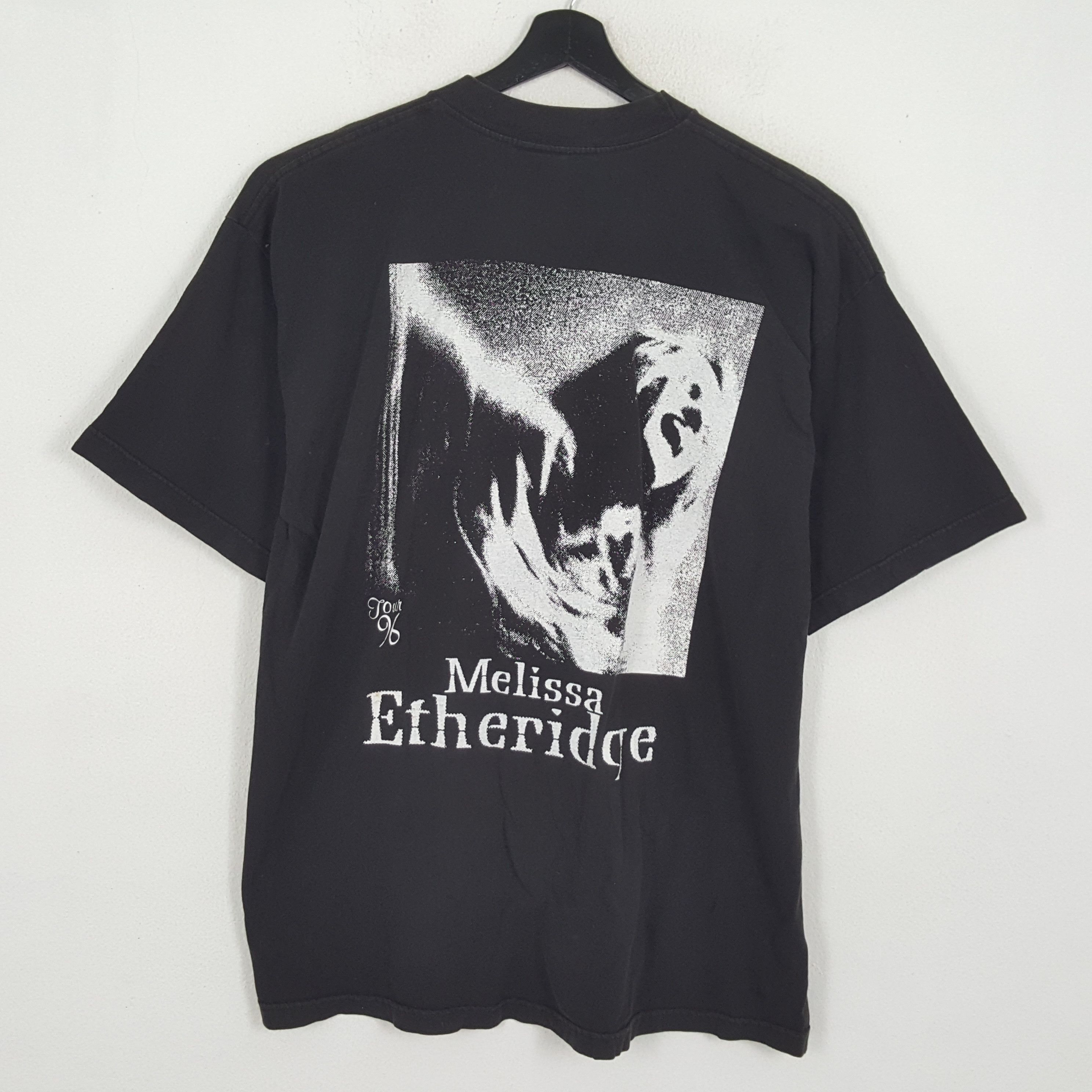 Band Tees × Vintage MELISSA ETHERIGDE Singer Photo Print Style Vintage Tshirt Size US XL / EU 56 / 4 - 3 Thumbnail