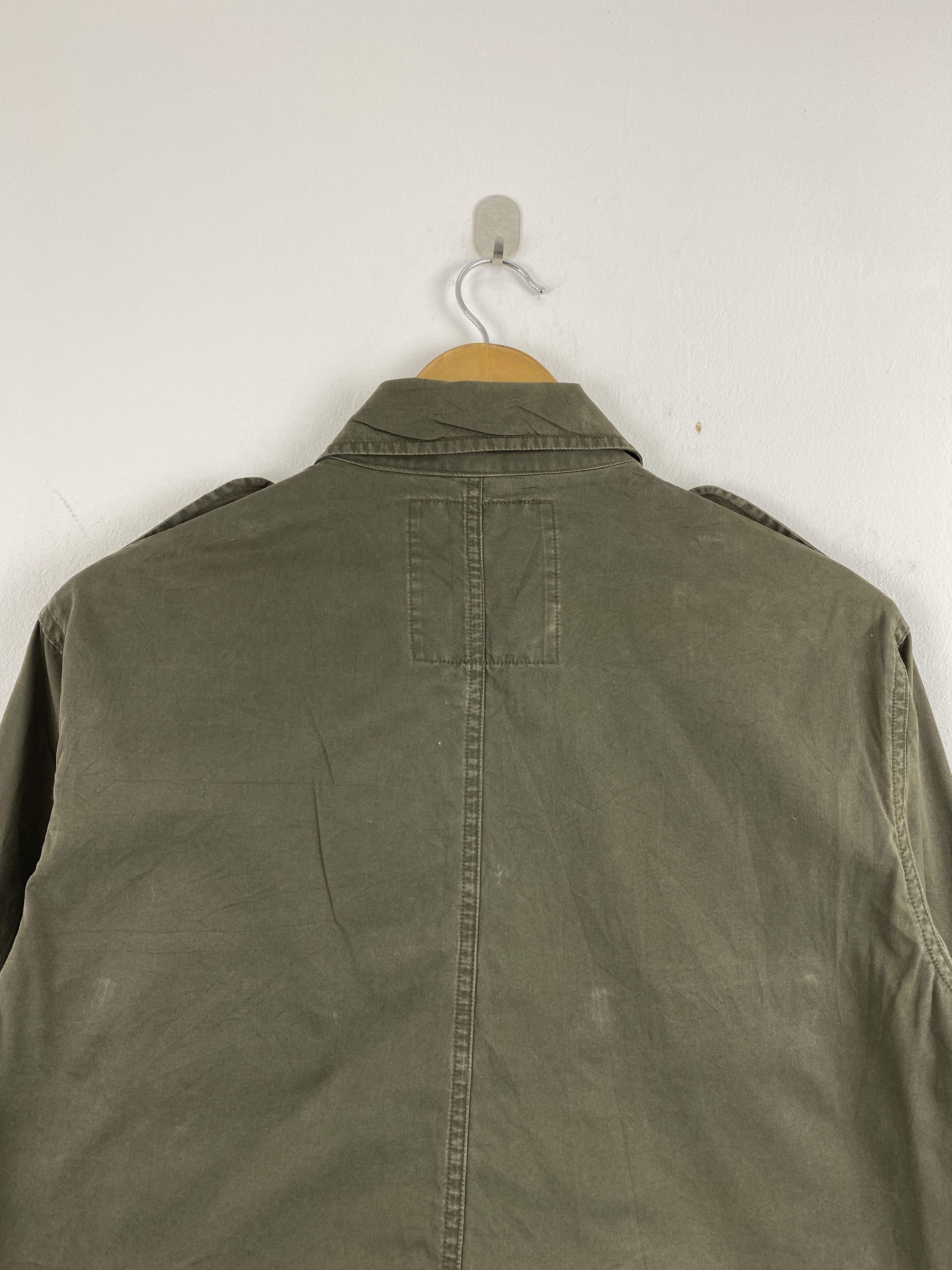Vintage Back Number Button Ups Military Style Jacket JA0116