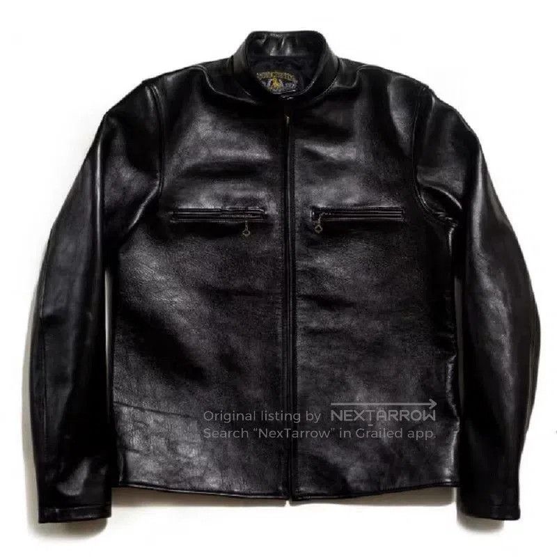 DOUBLE HELIX Double Helix Single Legend Black Leather Jacket. Size US S / EU 44-46 / 1 - 1 Thumbnail