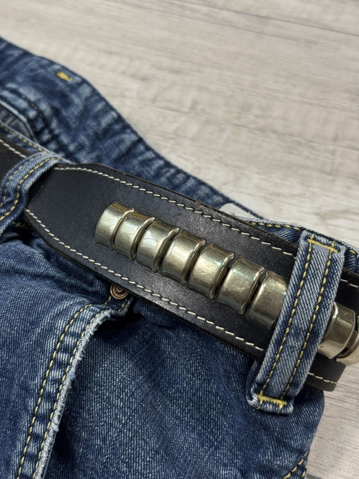 If Six Was Nine VINTAGE Y2K JAPANESE BELT ALT GOTH PUNK RAVE KANYE STYLE Size ONE SIZE - 2 Thumbnail