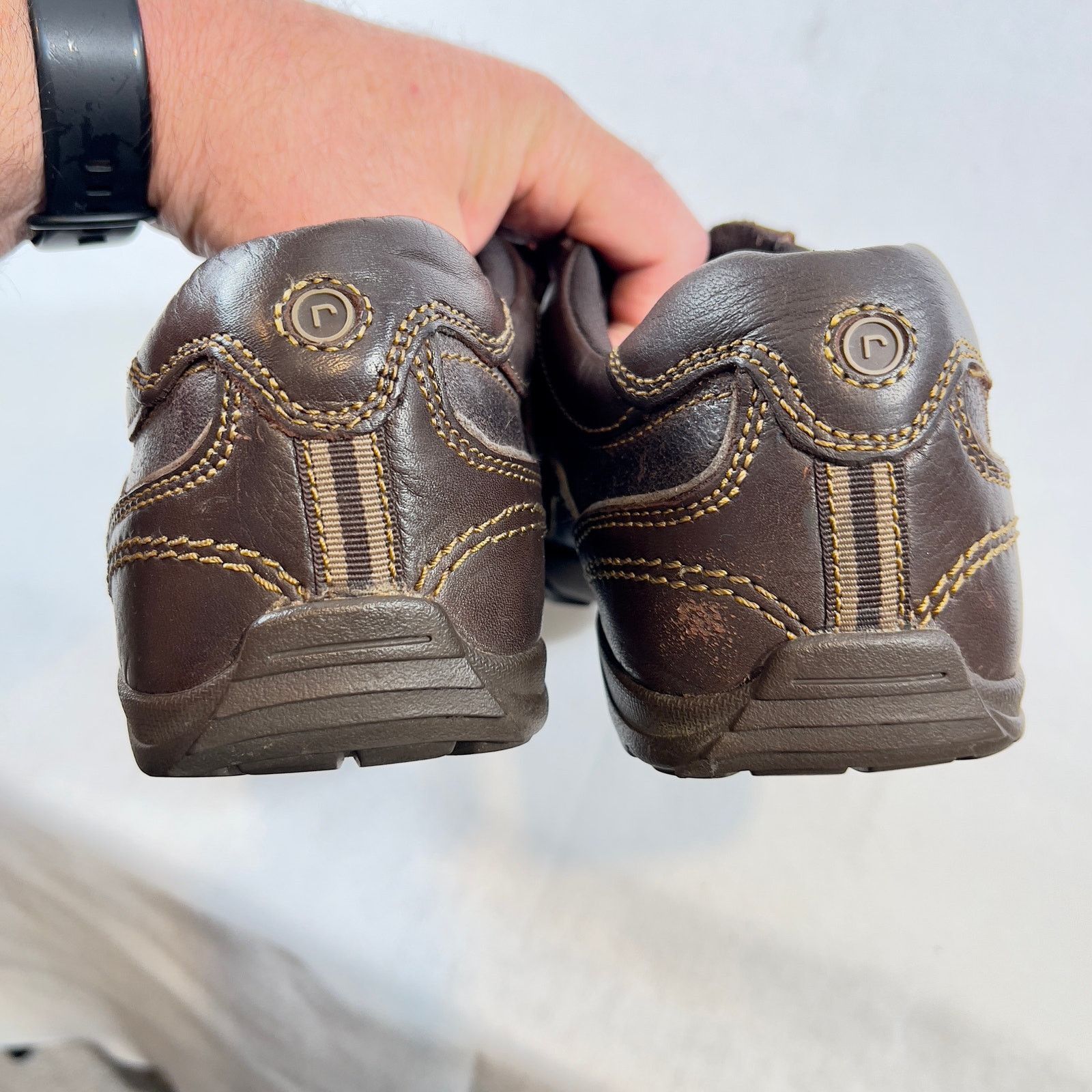Rockport Leather Sneakers Rockport Men's 8 Brown Hiking Casual Size US 8 / EU 41 - 2 Thumbnail