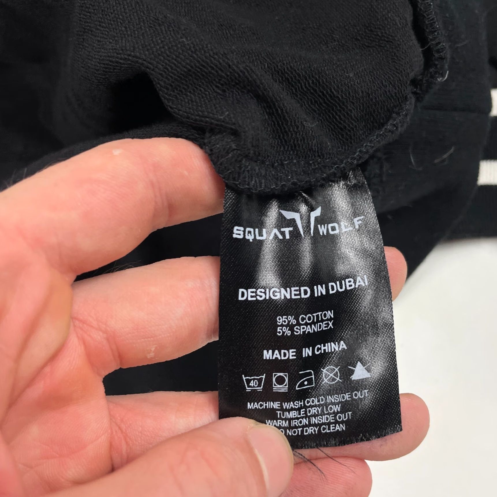 Vintage VINTAGE SquatWolf Hoodie Mens Large Black Hybrid Pullover Lined Workout Lifting Stretch Size US L / EU 52-54 / 3 - 6 Thumbnail