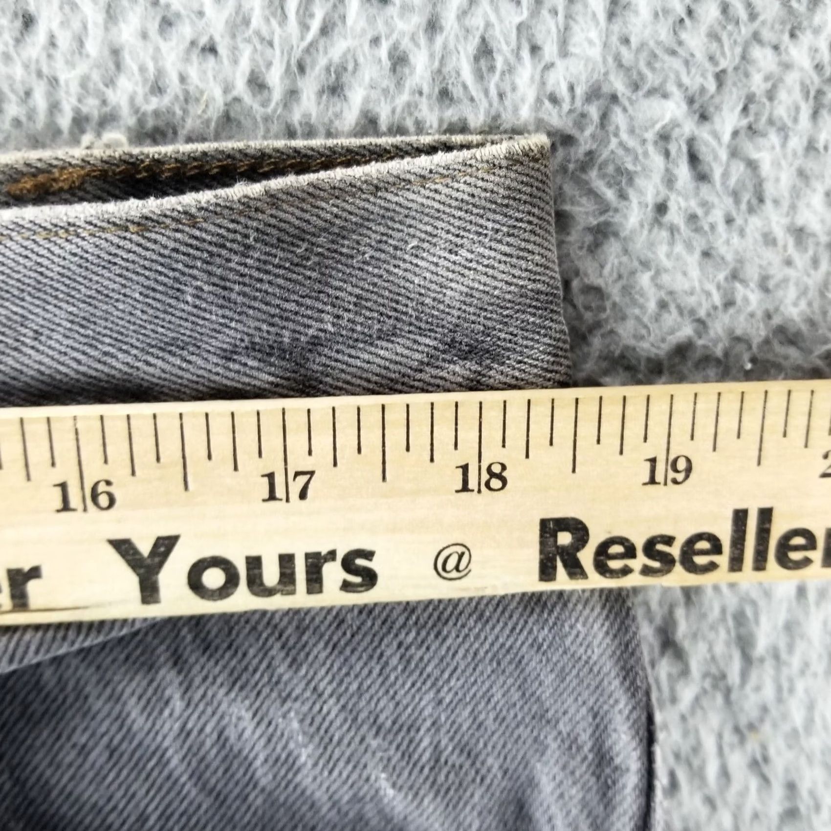 Levi's Levi's 501 Jeans Main Copper Hardware Button Fly Denim 36X27 Gray - Vintage, Regular, Men, 90s Theme, US Size US 36 / EU 52 - 4 Thumbnail