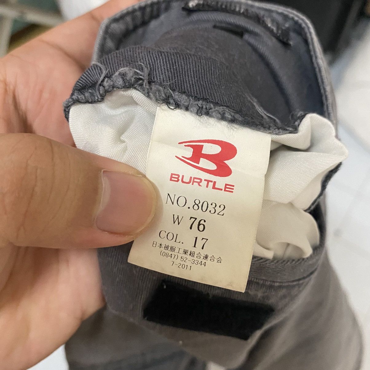 Japanese Brand DL Burtle Gray Cargo Multipocket Pants #C1002 Size US 29 - 21 Thumbnail