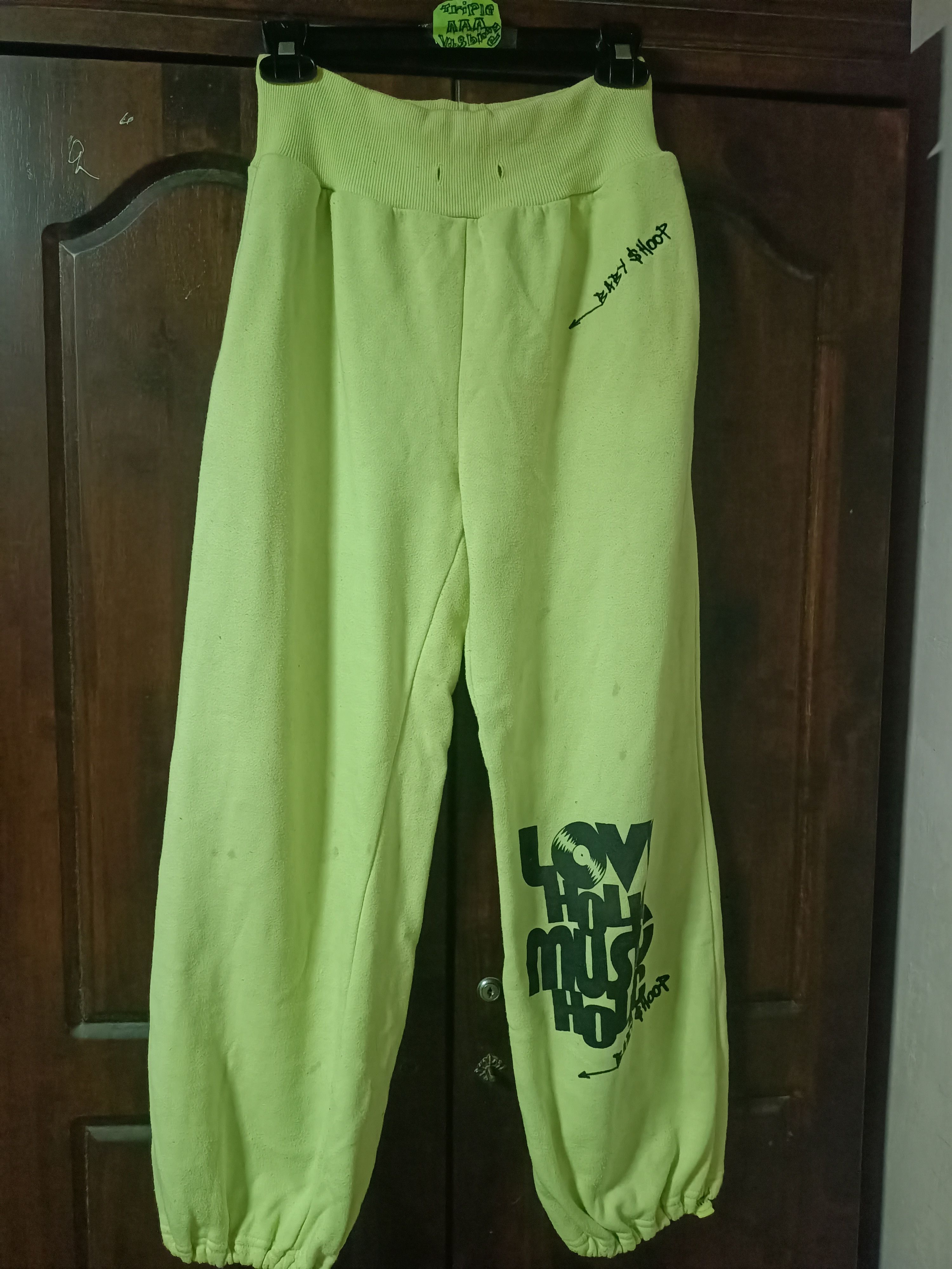 Japanese Brand × Vintage 1995 BABY SHOOP Dance Sport Sweatpant Girl Size 26" / US 2 / IT 38 - 1 Thumbnail