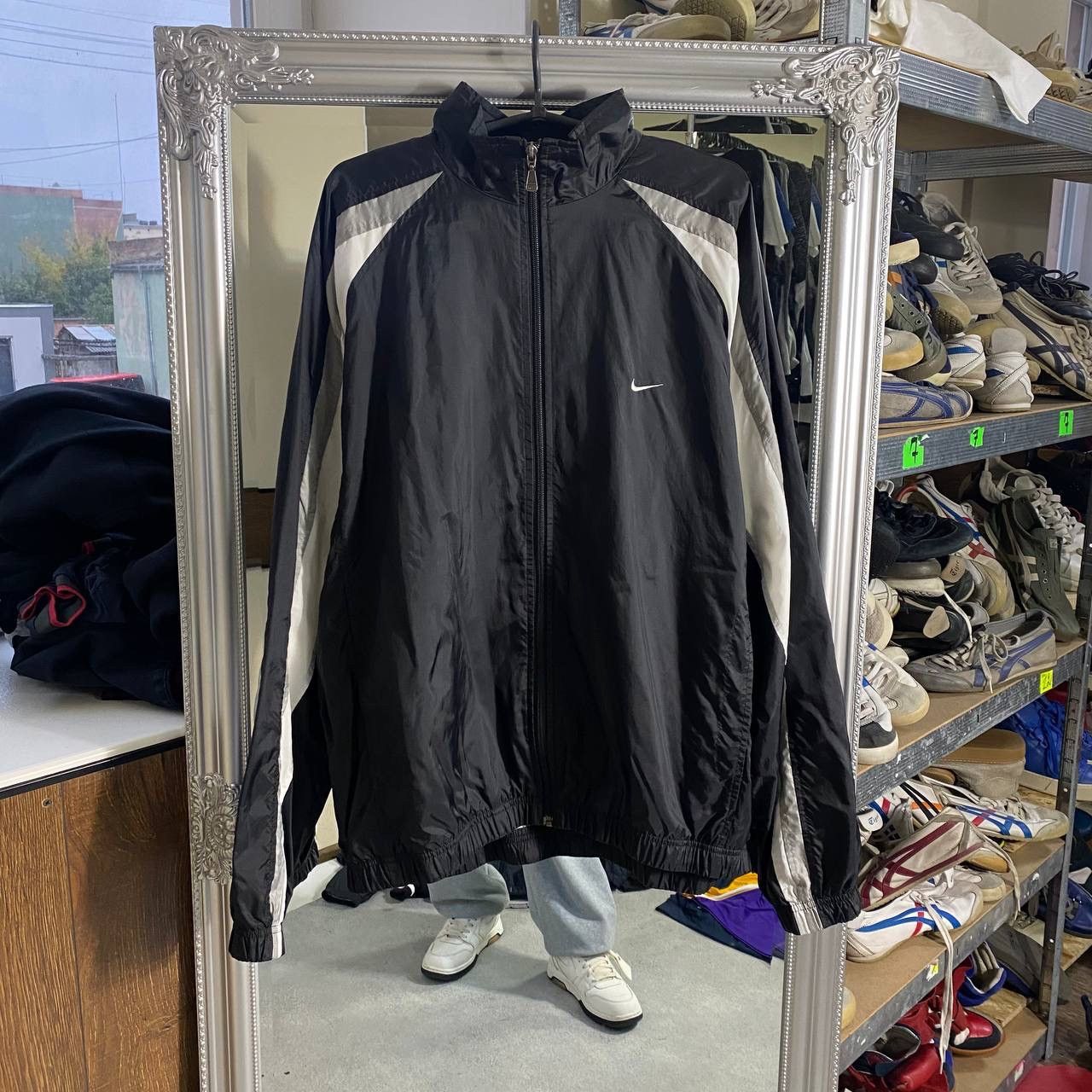 Nike Vintage Nike Track Jacket Light Nylon 90s Size US XL / EU 56 / 4 - 1 Thumbnail