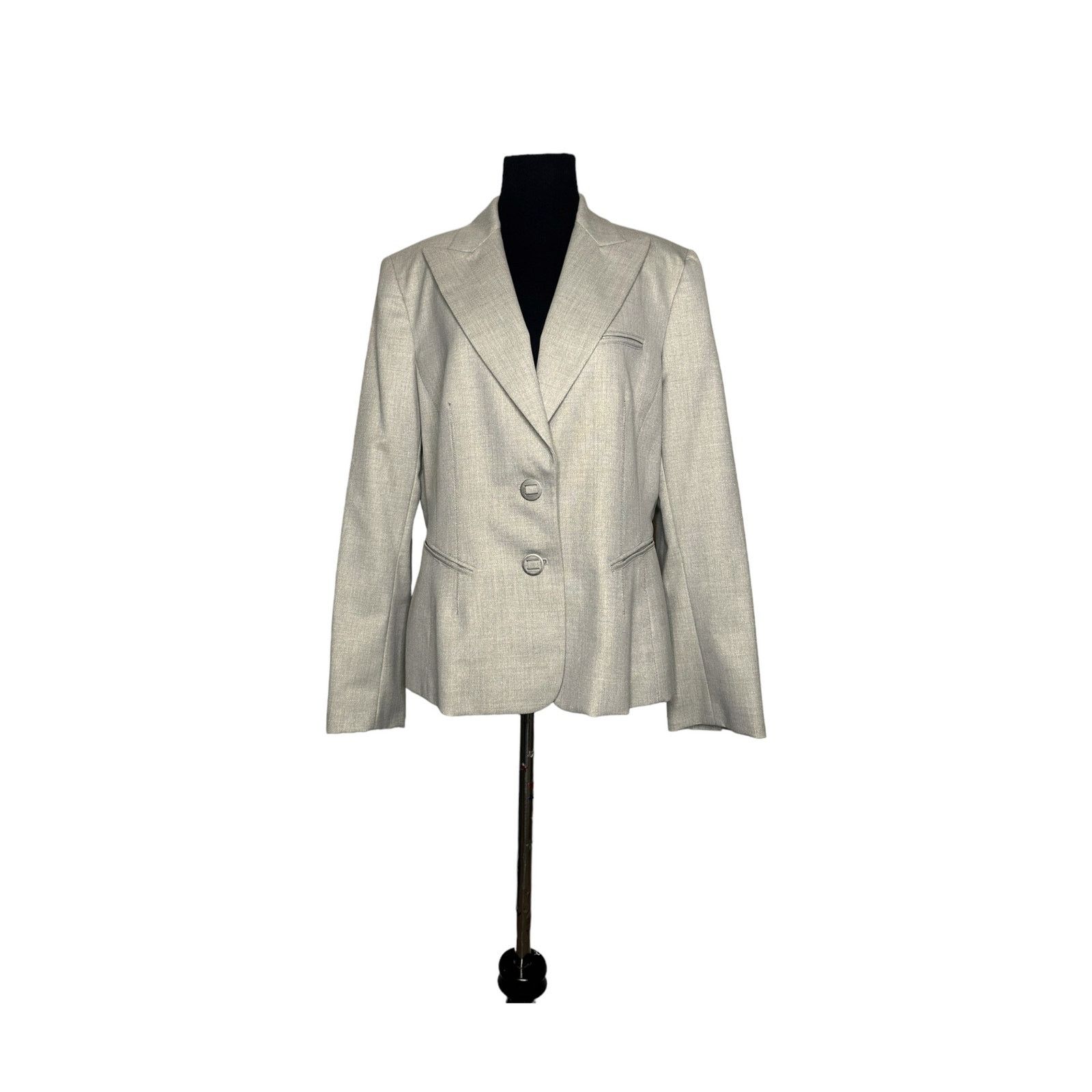 Albert Nipon Albert Nipon shimmery tan pant blazer suit size 12 Size XL / US 12-14 / IT 48-50 - 8 Thumbnail