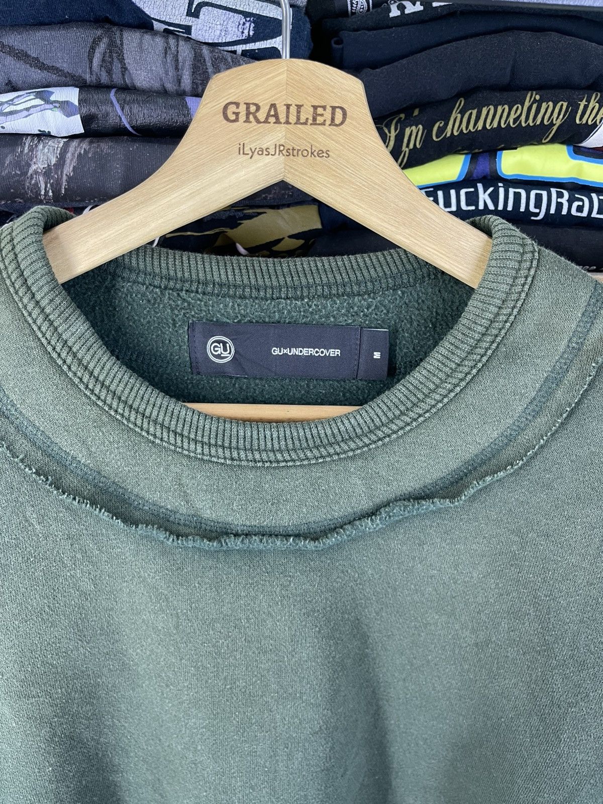 GU × Undercover GU x Undercover Dark Green Design Sweatshirt Size US M / EU 48-50 / 2 - 18 Thumbnail