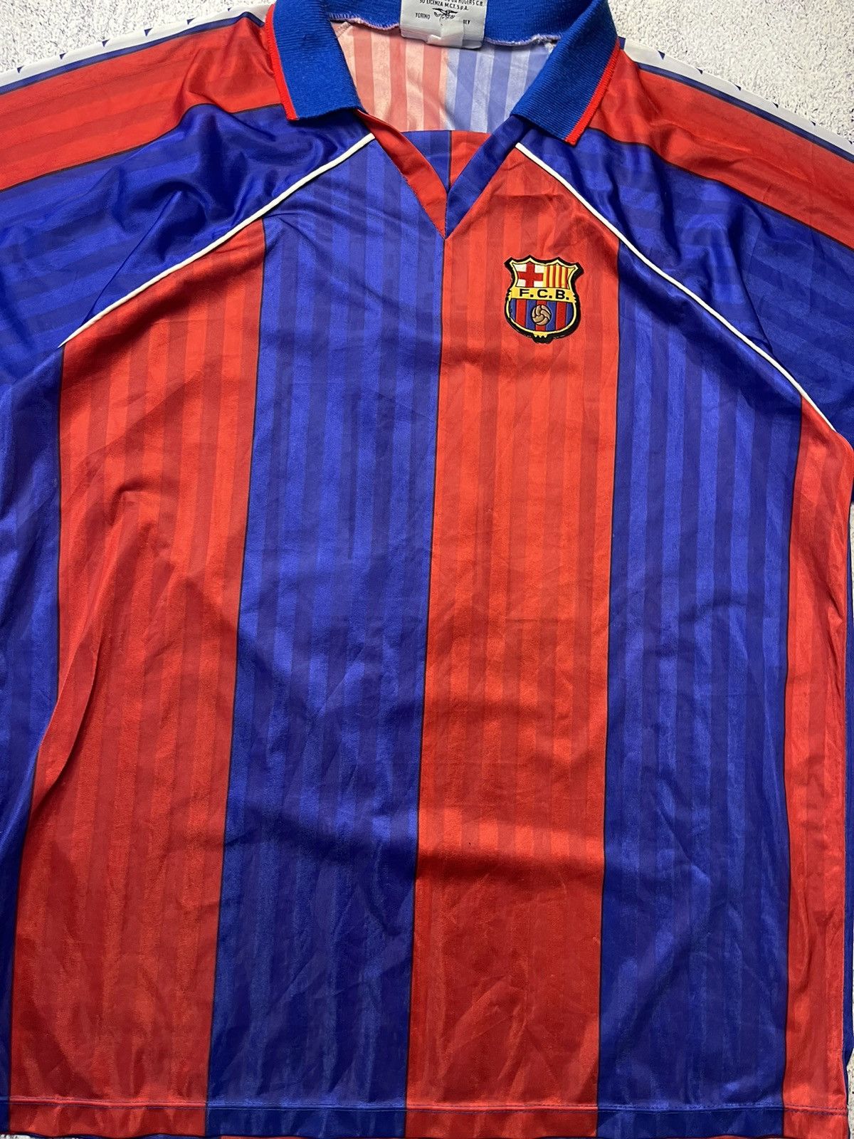 Vintage FC BARCELONA Vintage Romario #10 Football Soccer Jersey Size US L / EU 52-54 / 3 - 21 Thumbnail