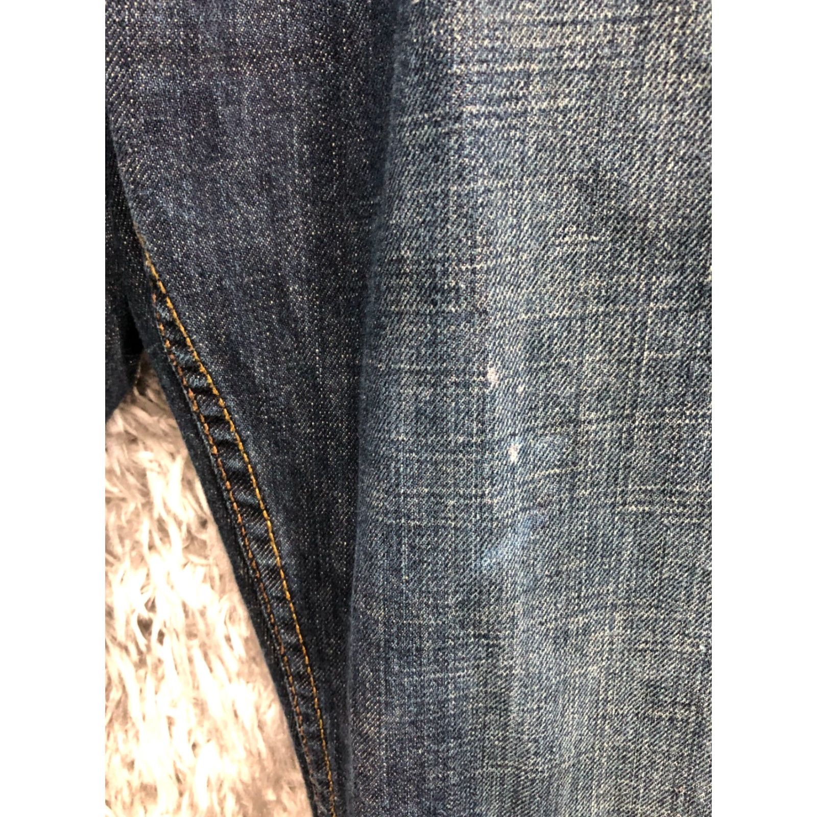 Denizen VINTAGE Denizen 236 Straight Jeans Size 34x34 Mens Mid Rise Medium Wash Blue Denim Regular 5-Pocket Logo Belt Loops Zip Size US 34 / EU 50 - 5 Thumbnail