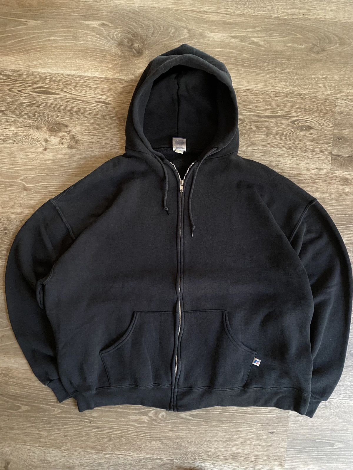 Russell Hoodie Black Vintage | Grailed