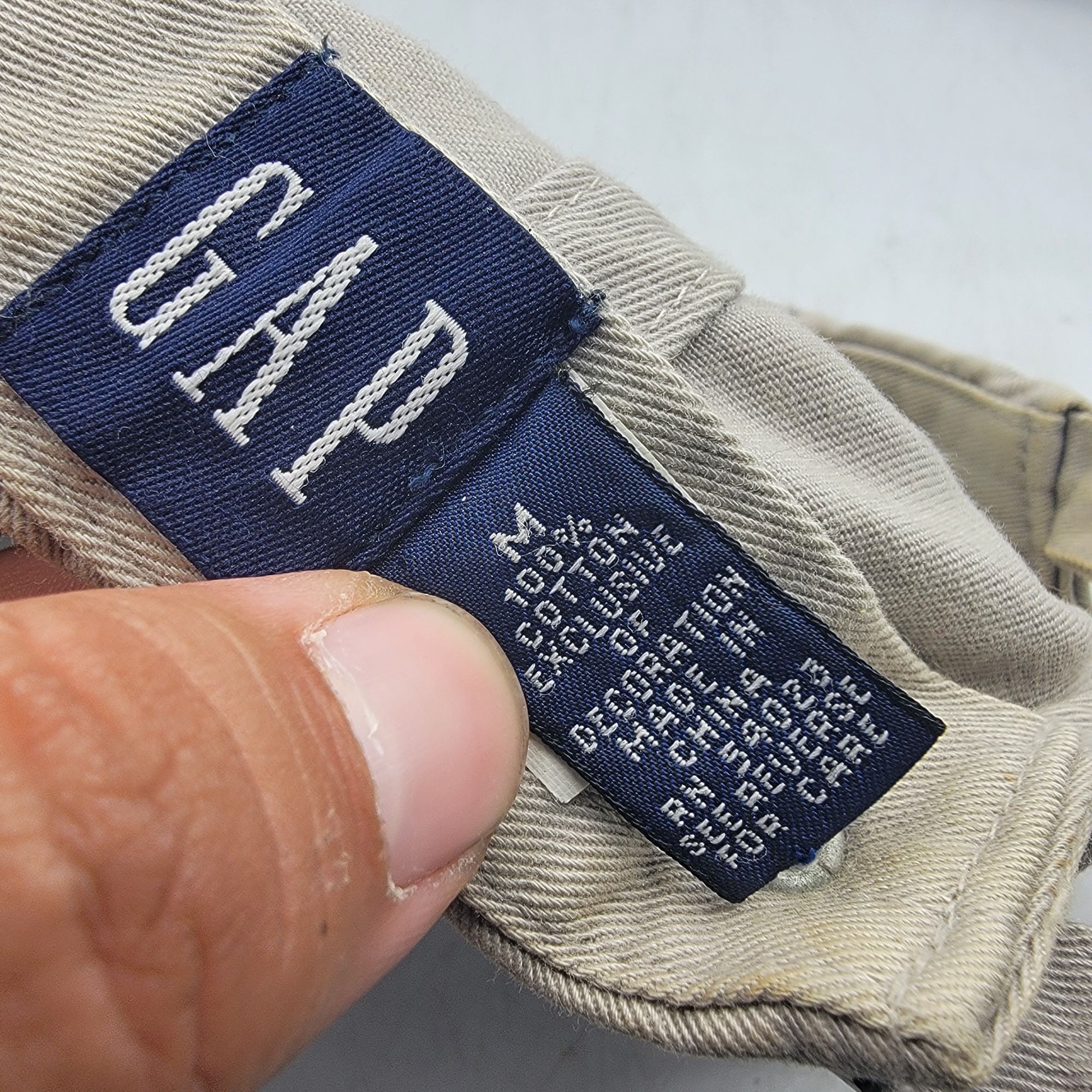 Gap Gap Adults Medium Beige Cotton Baseball Hat Cap Adjustable C Size ONE SIZE - 6 Thumbnail