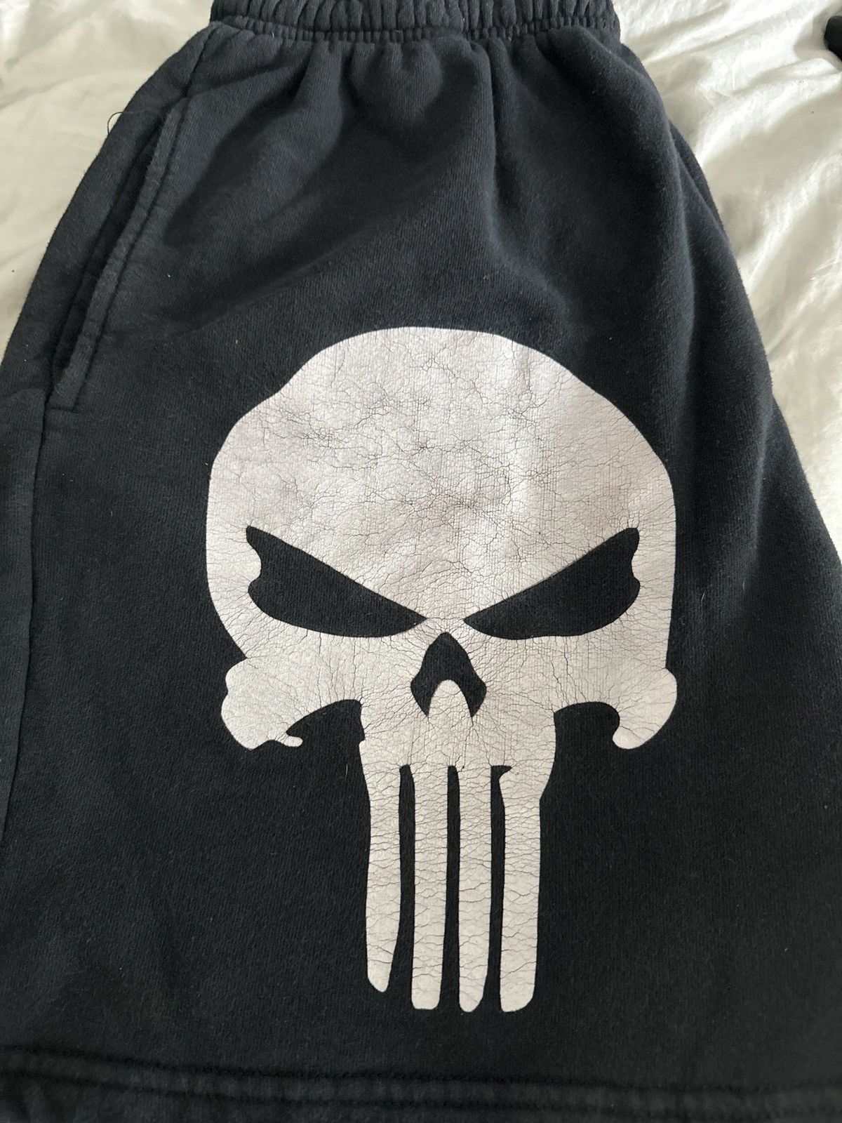 Image of Warren Lotas Punisher Shorts in Black, Men's (Size 36)