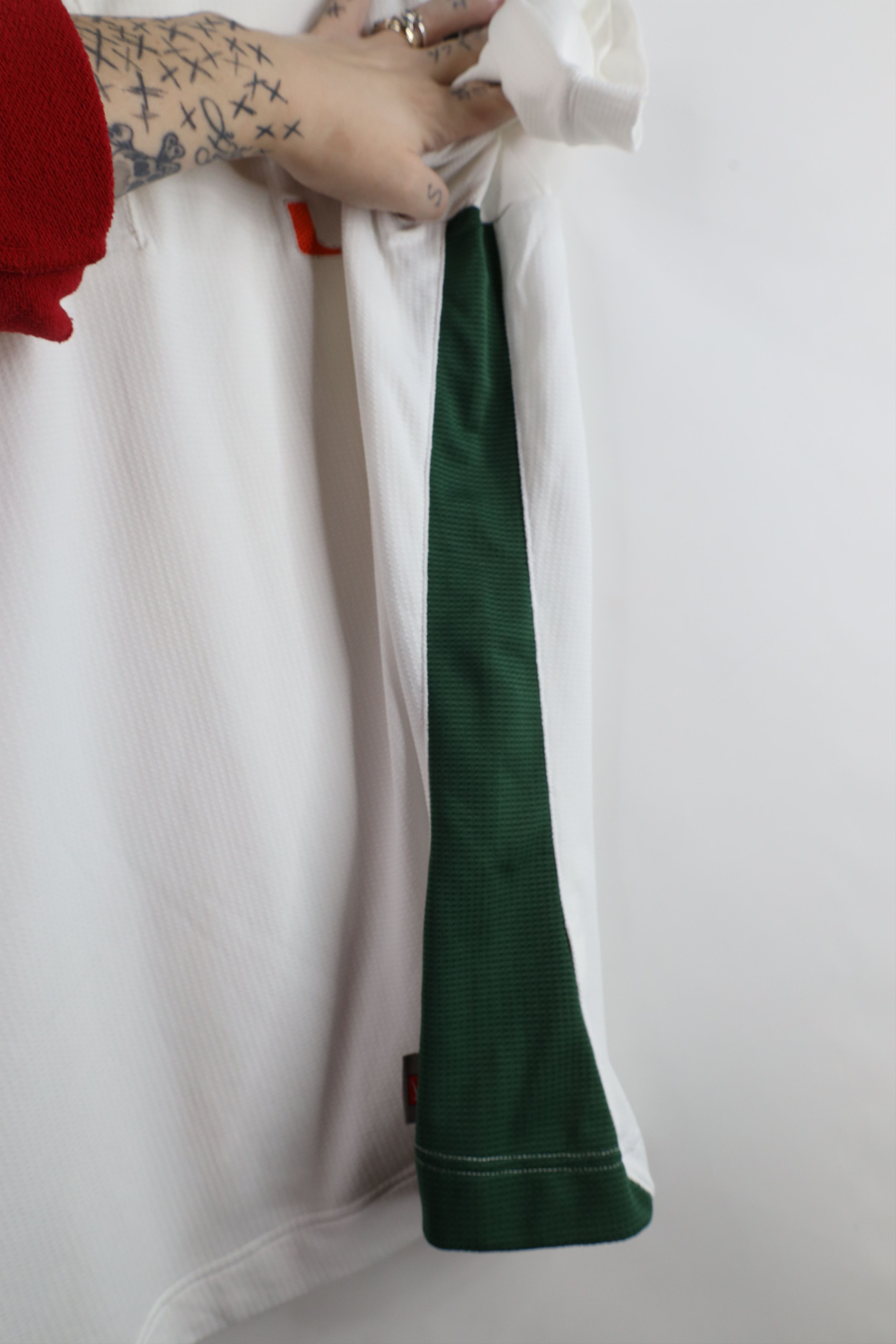 Nike × Vintage Vintage Nike Mini Swoosh University of Miami Hurricanes Polo Size XL / US 12-14 / IT 48-50 - 14 Thumbnail