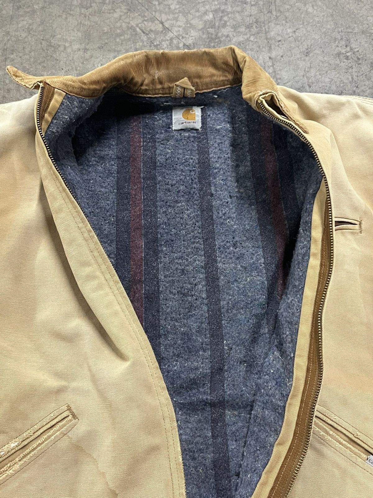 Carhartt × Vintage Carhartt Detroit blanket lined jacket perfectly thrashed Size US XL / EU 56 / 4 - 13 Thumbnail
