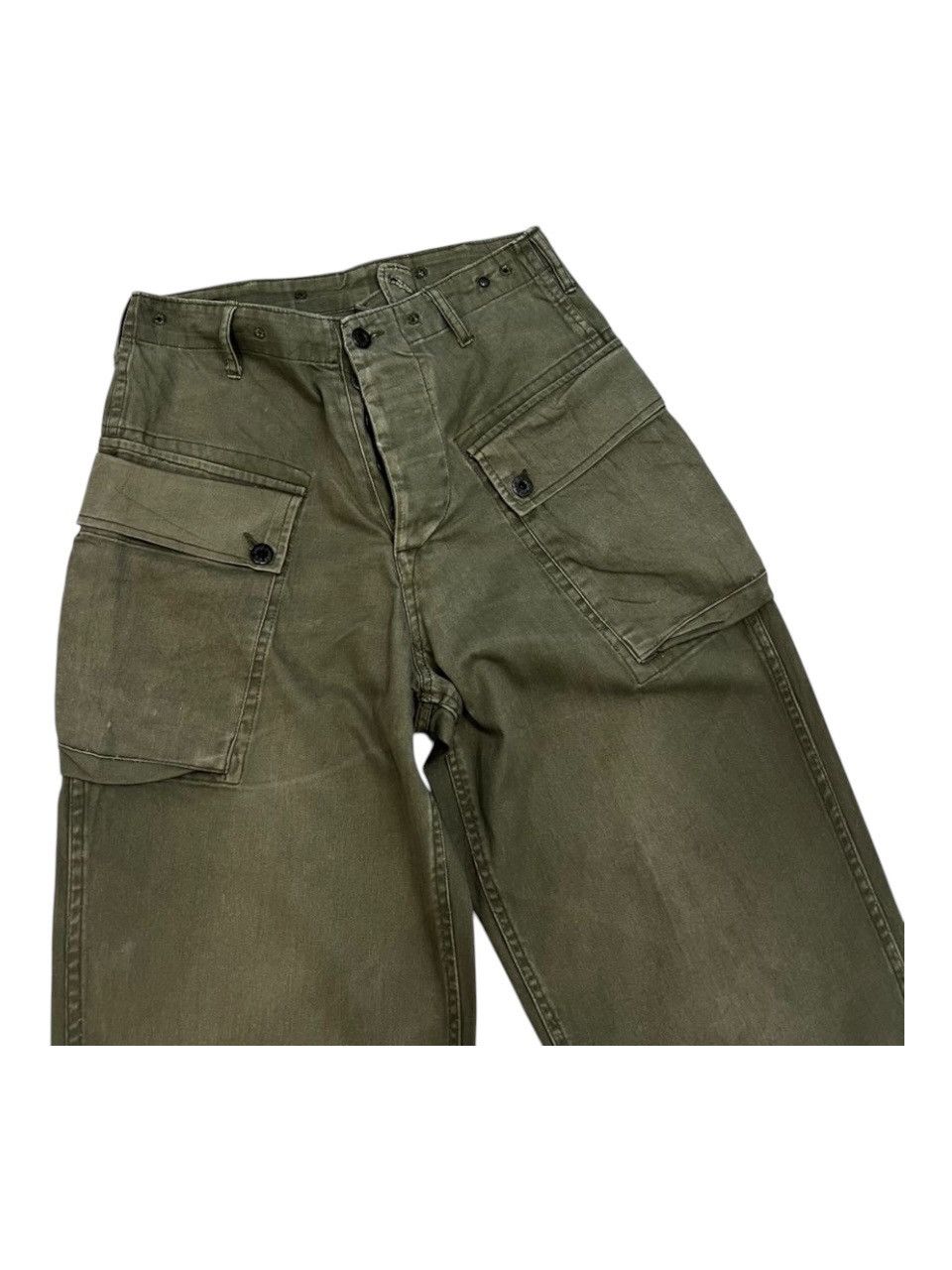 Japanese Brand × The Real McCoy's Vintage USMC P44 Monkey Pants By YMCL Size US 28 / EU 44 - 3 Thumbnail
