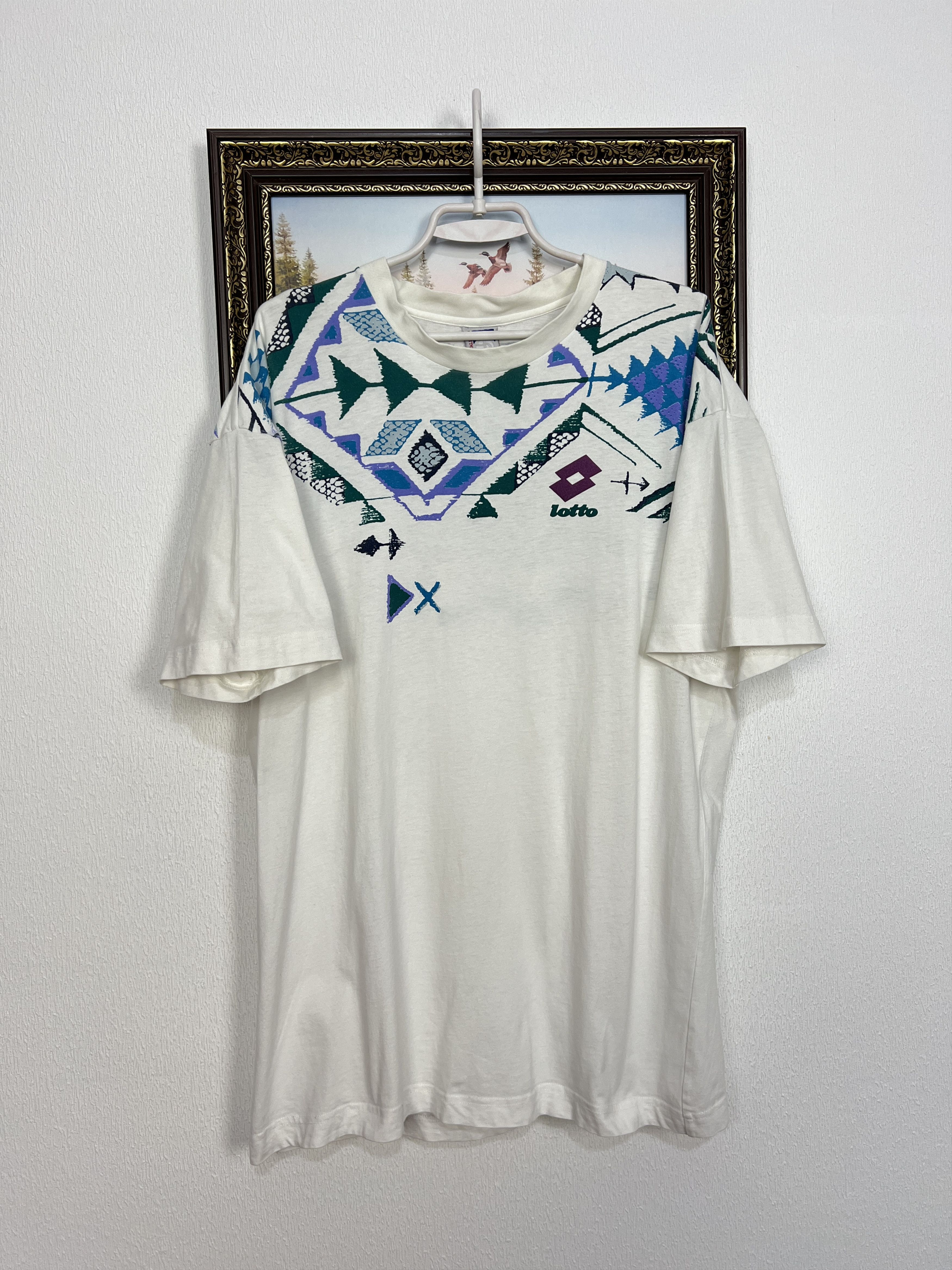 Lotto Sport Vintage 90's Lotto ATP Tour Boris Becker Tennis Shirt Jersey Size US L / EU 52-54 / 3 - 1 Thumbnail