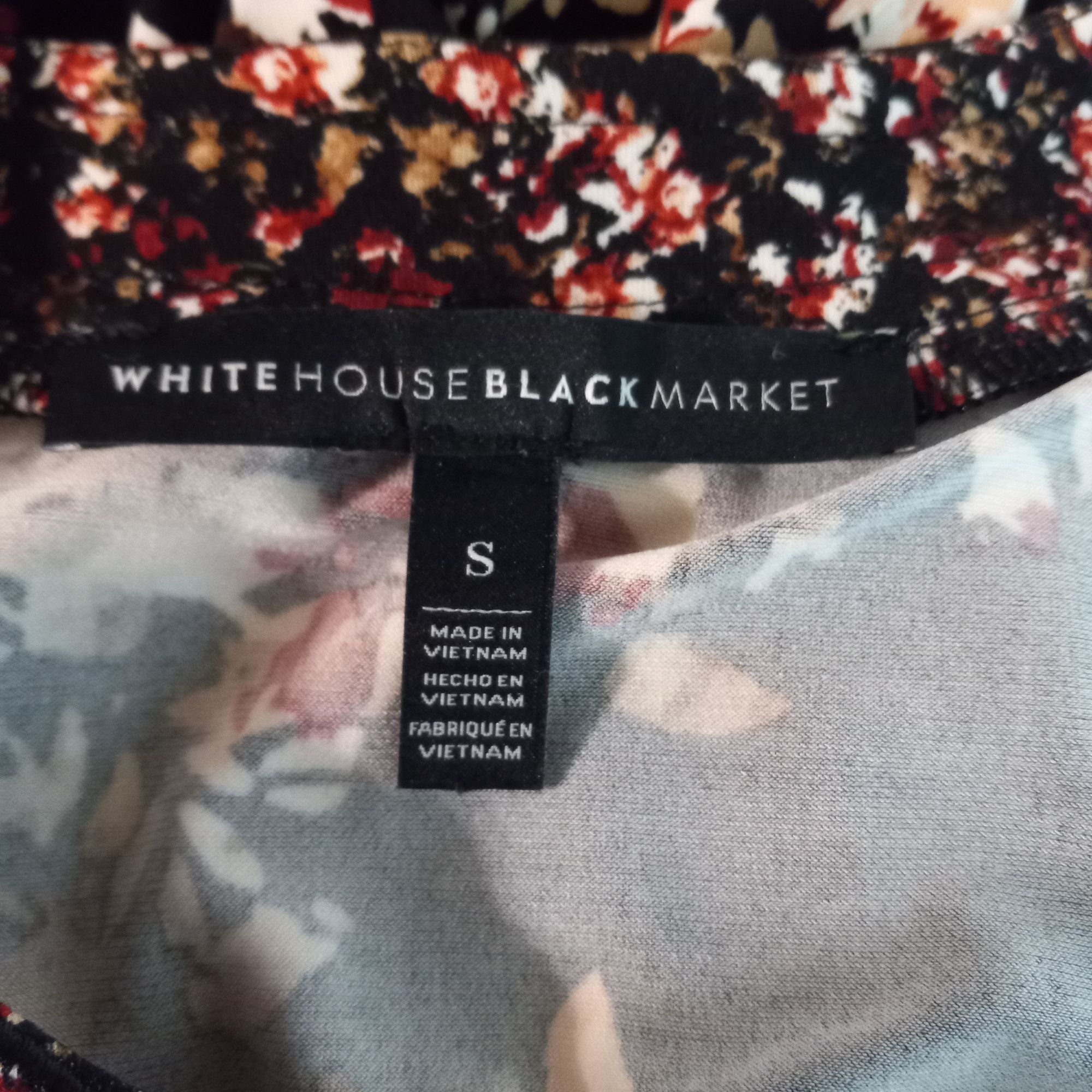 White House Black Market White House Black Market Sleeveless Floral Print Blouse Tie Size S / US 4 / IT 40 - 6 Thumbnail