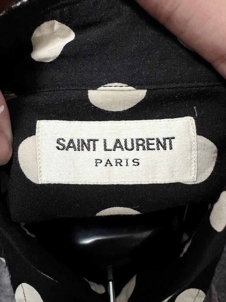 Saint Laurent Paris Saint Laurent Paris size 39 16ss show black and white frin Size US M / EU 48-50 / 2 - 7 Thumbnail