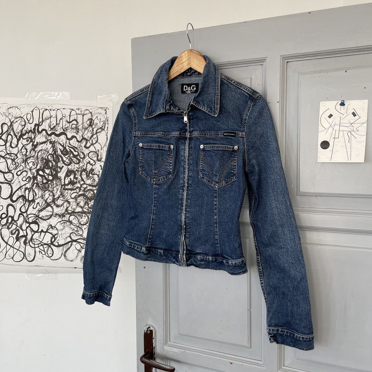 Dolce & Gabbana Vintage Dolce & Gabbana Blue Denim Jacket size S Size S / US 4 / IT 40 - 3 Thumbnail