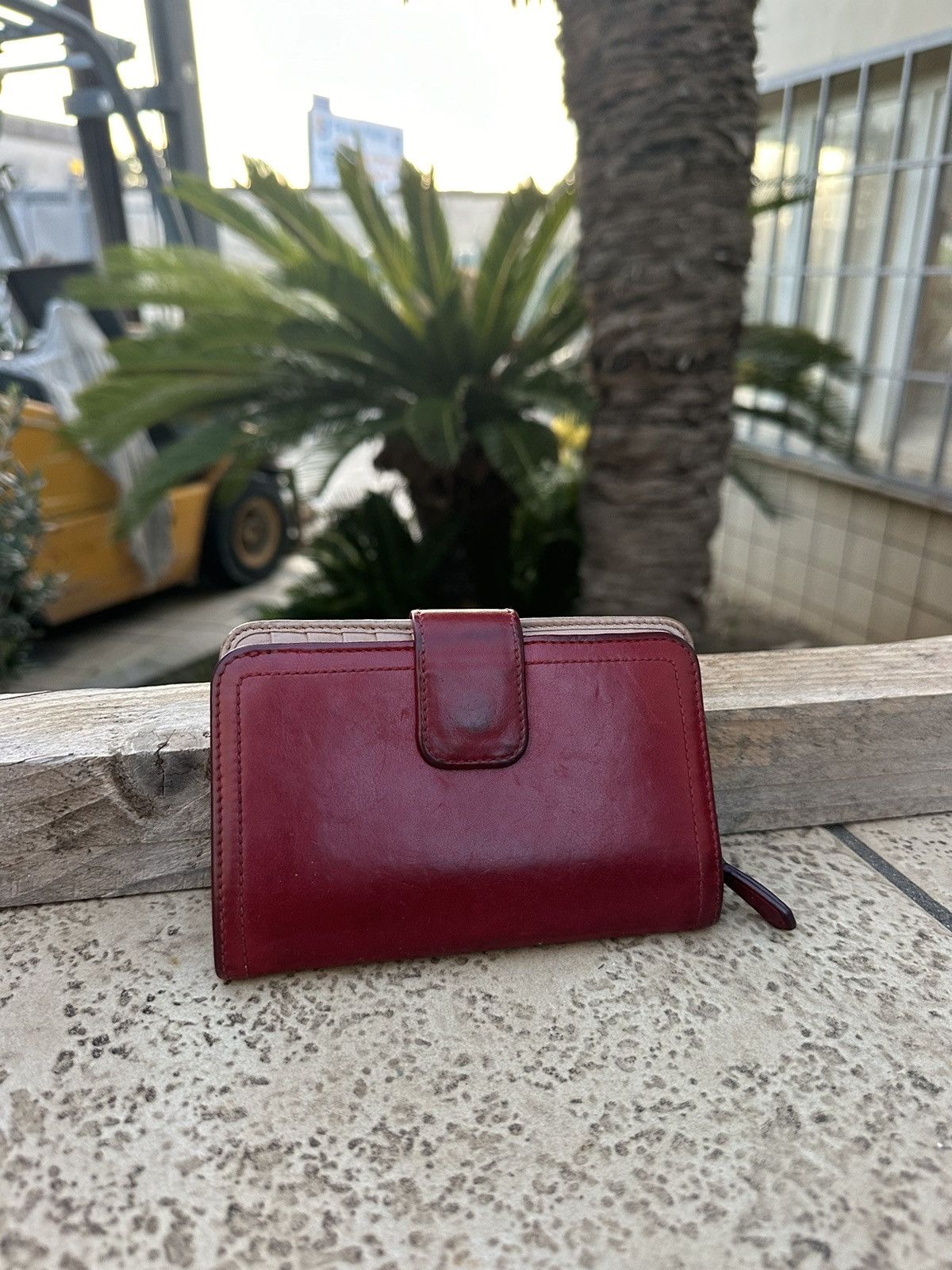 Prada Prada Wallet Leather Cherry Size ONE SIZE - 2 Thumbnail