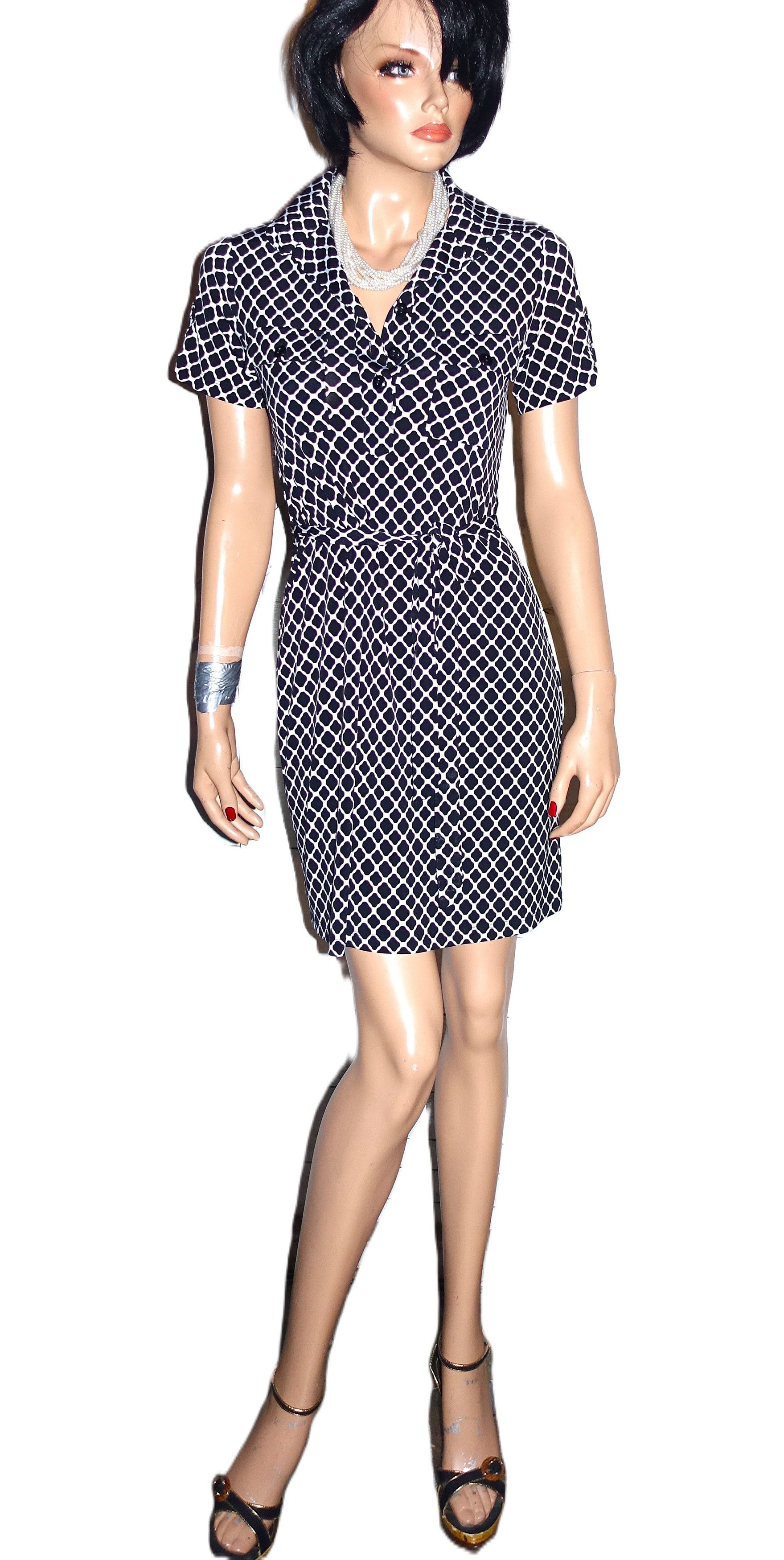 Other EnFocus Studio Black White Shirt Dress 6 Size M / US 6-8 / IT 42-44 - 3 Thumbnail