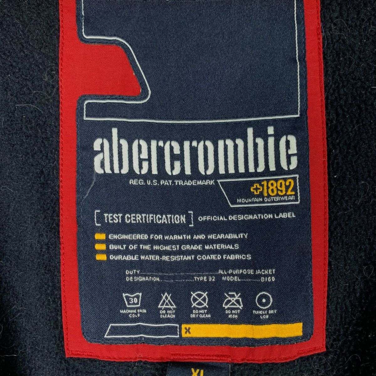 Abercrombie & Fitch ABERCROMBIE +1892 Mountain Outwear Red Jacket #0659-C30 Size US XL / EU 56 / 4 - 19 Thumbnail