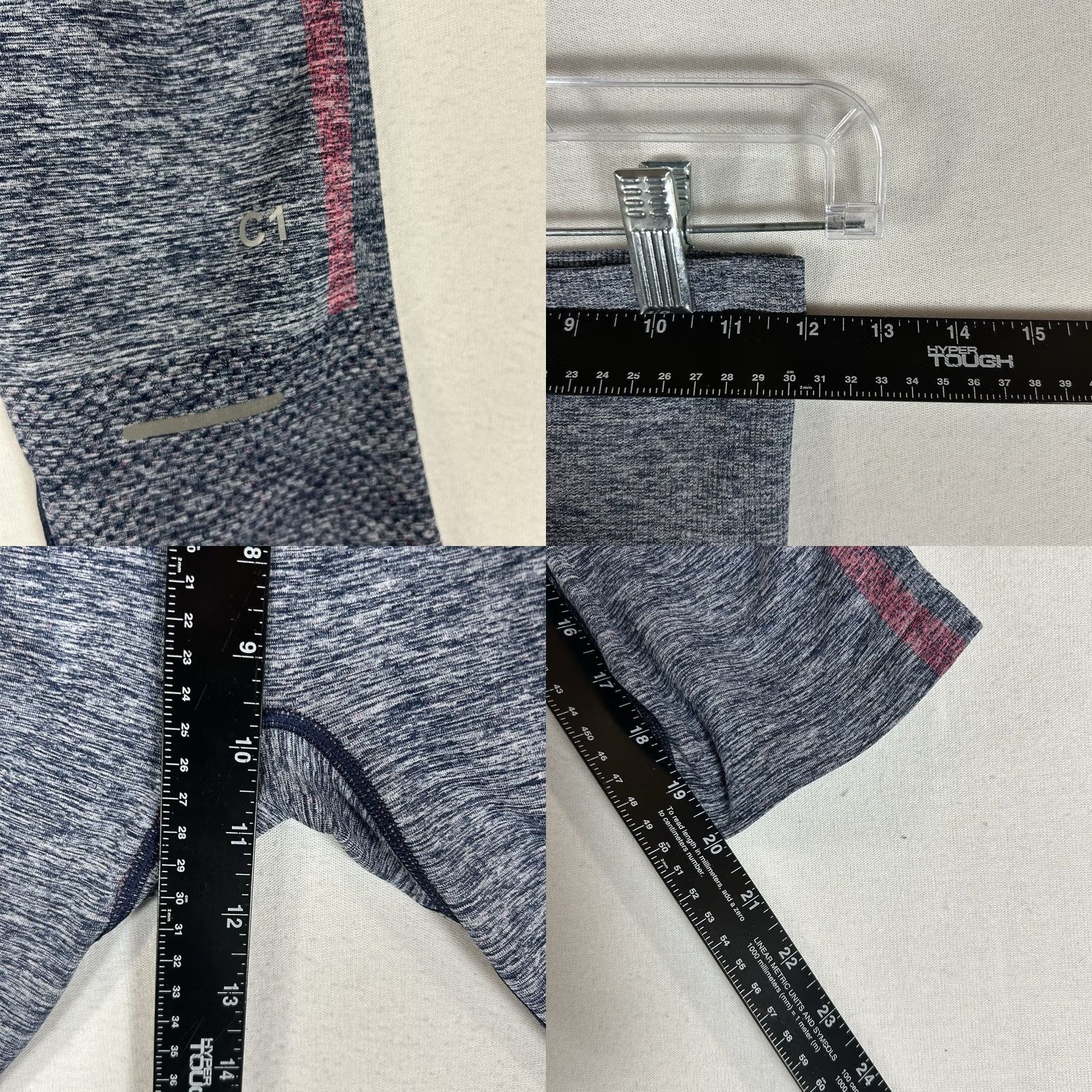 Asics ASICS Capri Leggings Womens Small Gray Sports Activewear Run Gym Casual Stretch Mid S Capri Leggings Womens Gray Activewear Run Gym Casual Stretch Size 28" / US 6 / IT 42 - 8 Thumbnail
