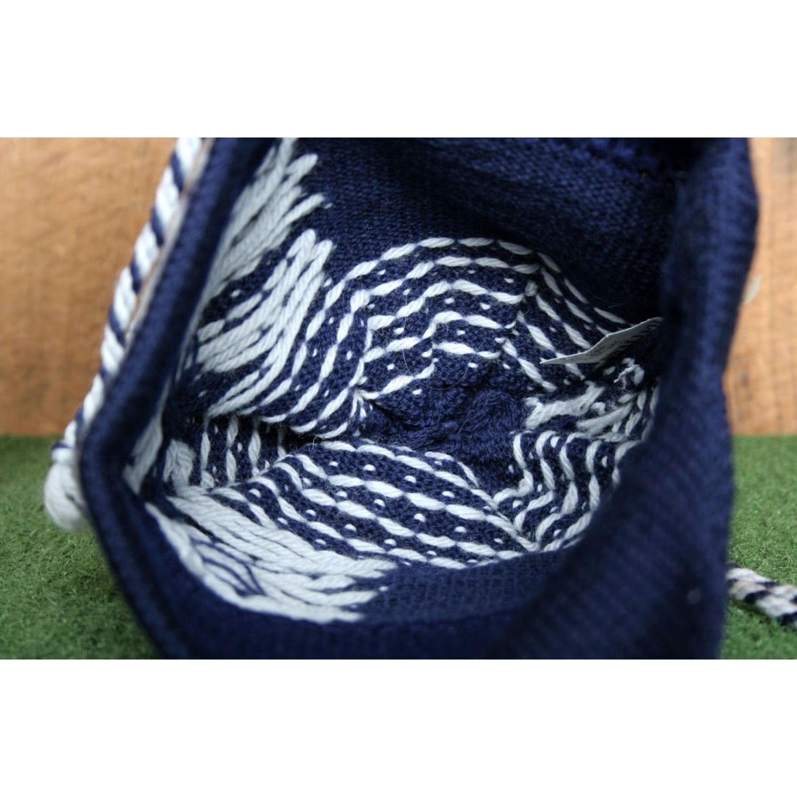 Karhu VINTAGE Mad Hatters Skiing Bear Logo Wool Beanie Winter Hat Adult One Size Blue White Mens Womens Unisex Size ONE SIZE - 6 Thumbnail