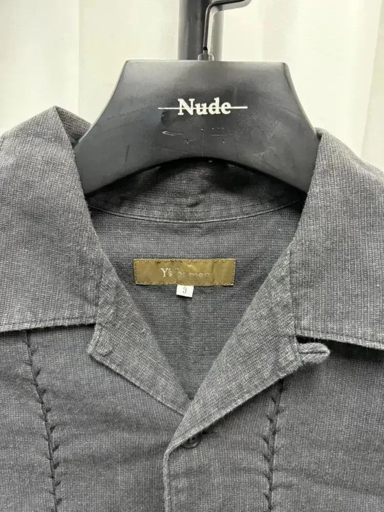 Yohji Yamamoto Sz 3 Yohji Yamamoto Y's Vintage Wash Shirt Jacket-2507 Size US L / EU 52-54 / 3 - 3 Thumbnail