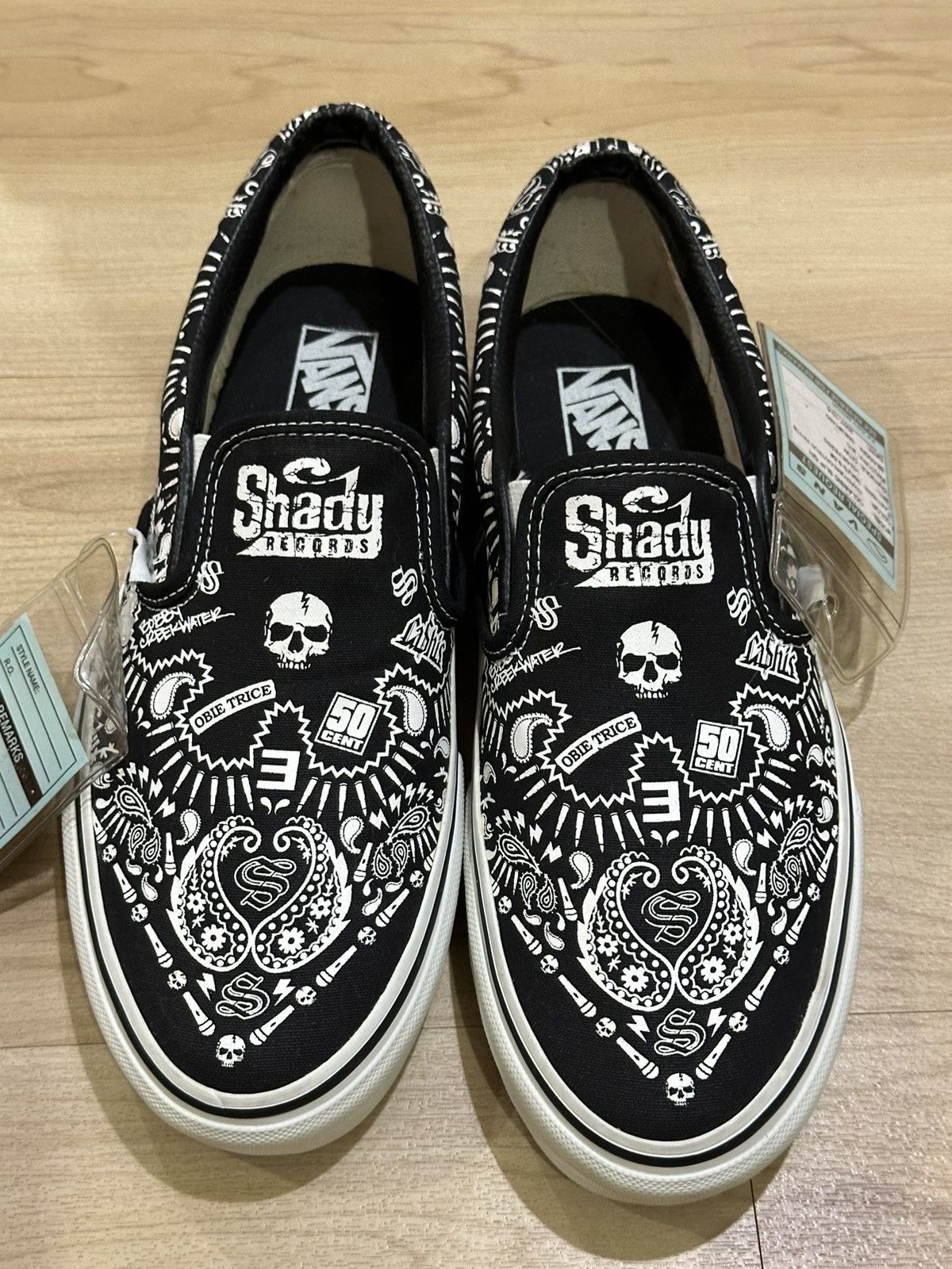 50 Cent × Eminem × Vans Vans slim shady records slip on sample Size US 9.5 / EU 42-43 - 3 Thumbnail