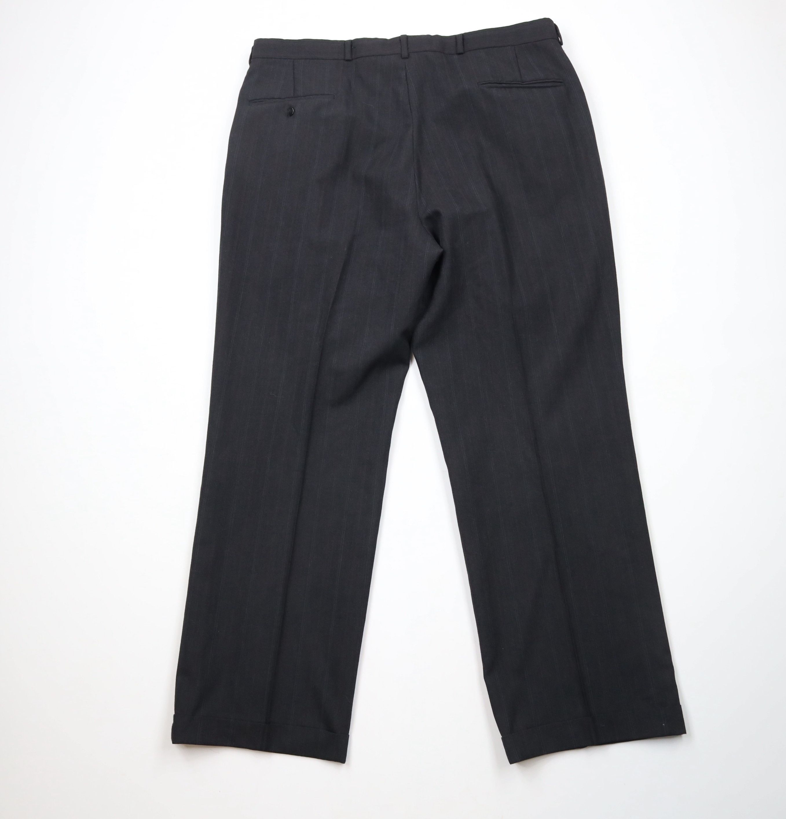 Vintage Vintage 70s Streetwear Striped Pleated Wide Leg Chino Pants Size US 40 / EU 56 - 8 Thumbnail