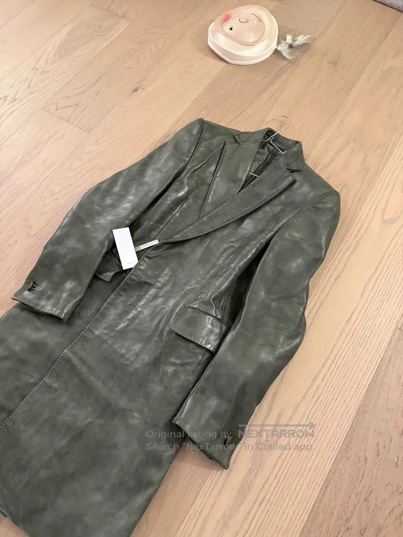 Carol Christian Poell Carol Christian Poell Titanium alloy long leather blazer Size US S / EU 44-46 / 1 - 3 Thumbnail