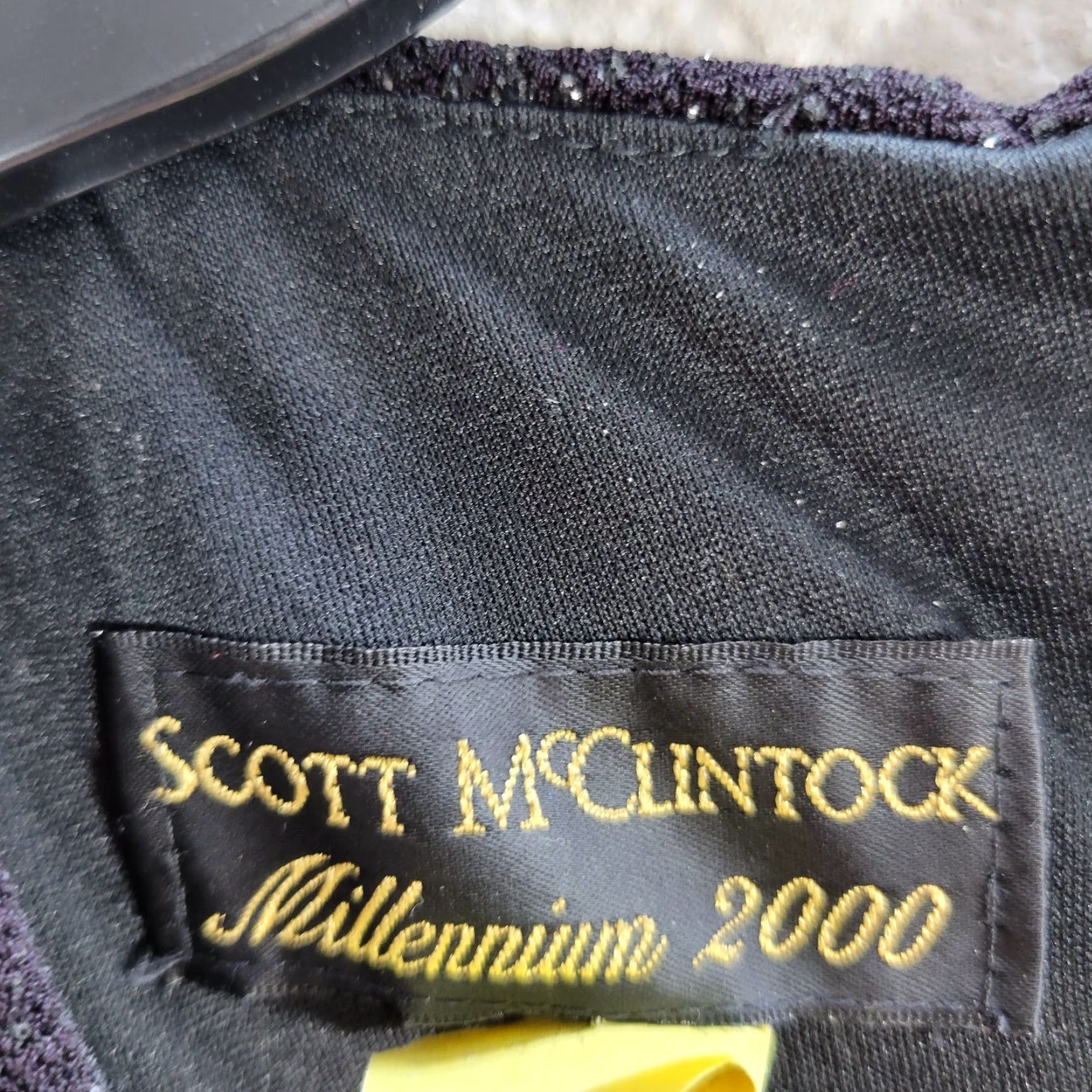 Vintage VINTAGE Scott McClintock Millenium 2000 Black Maxi Dress Evening Sz 6 Size M / US 6-8 / IT 42-44 - 6 Thumbnail