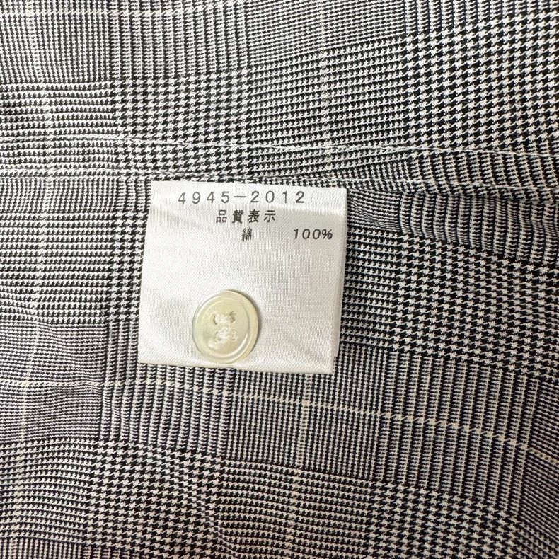 Vivienne Westwood Vivienne Westwood Gray plaid shirt with three buttons and Size L / US 10 / IT 46 - 9 Thumbnail