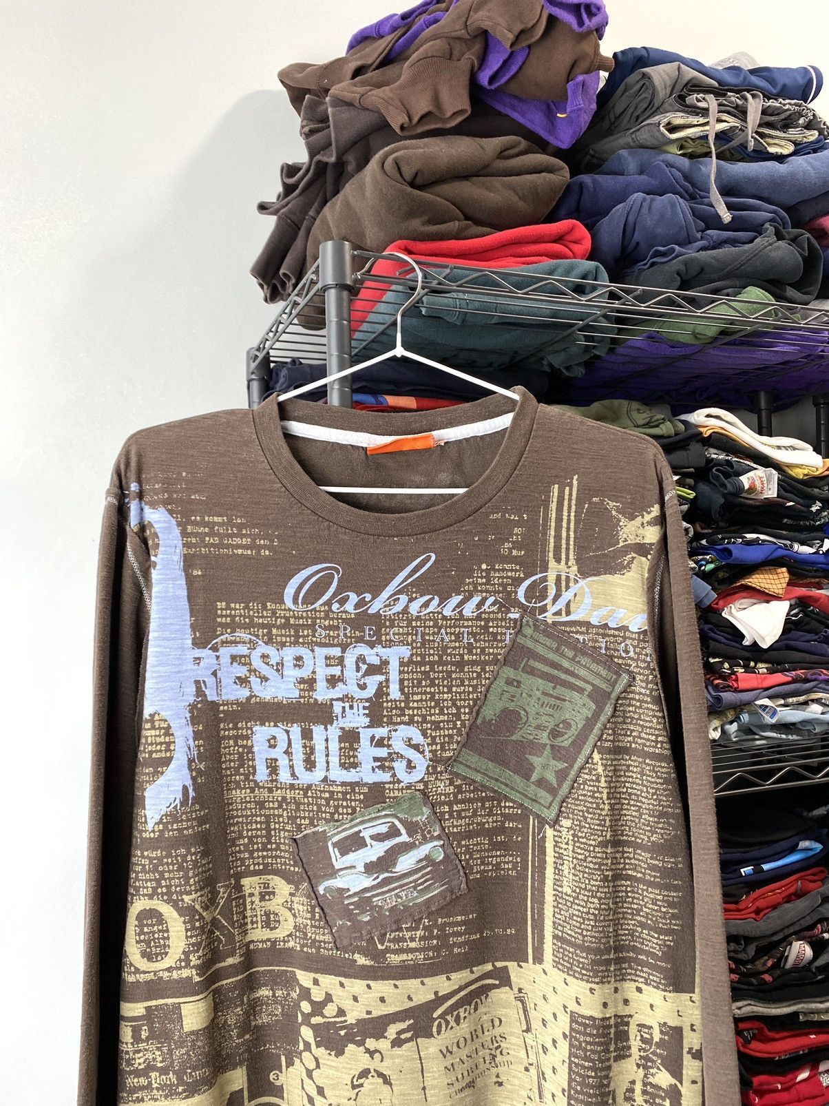 Oxbow Vintage Oxbow Patchwork Longsleeve Quiksilver Stussy Size US XL / EU 56 / 4 - 2 Thumbnail