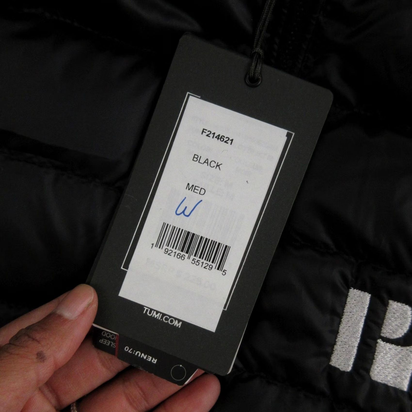 Tumi TUMI Puffer Jacket Womens Medium Black Down Full Zip Lightweight Packable Outdoor Short Sleeve: N/A Size M / US 6-8 / IT 42-44 - 5 Thumbnail