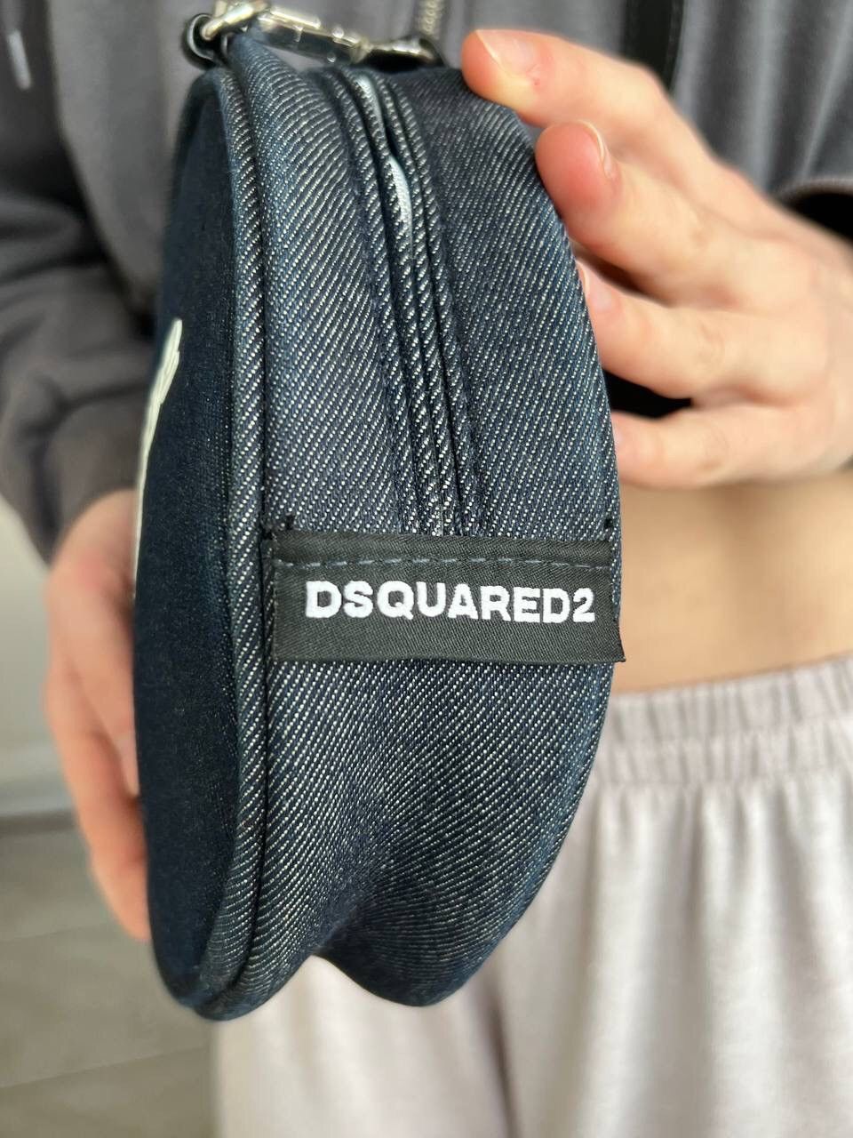 Dsquared2 Dsquared2 Shoulders blue navy denim perfume Bag big logo y2k Size ONE SIZE - 5 Thumbnail