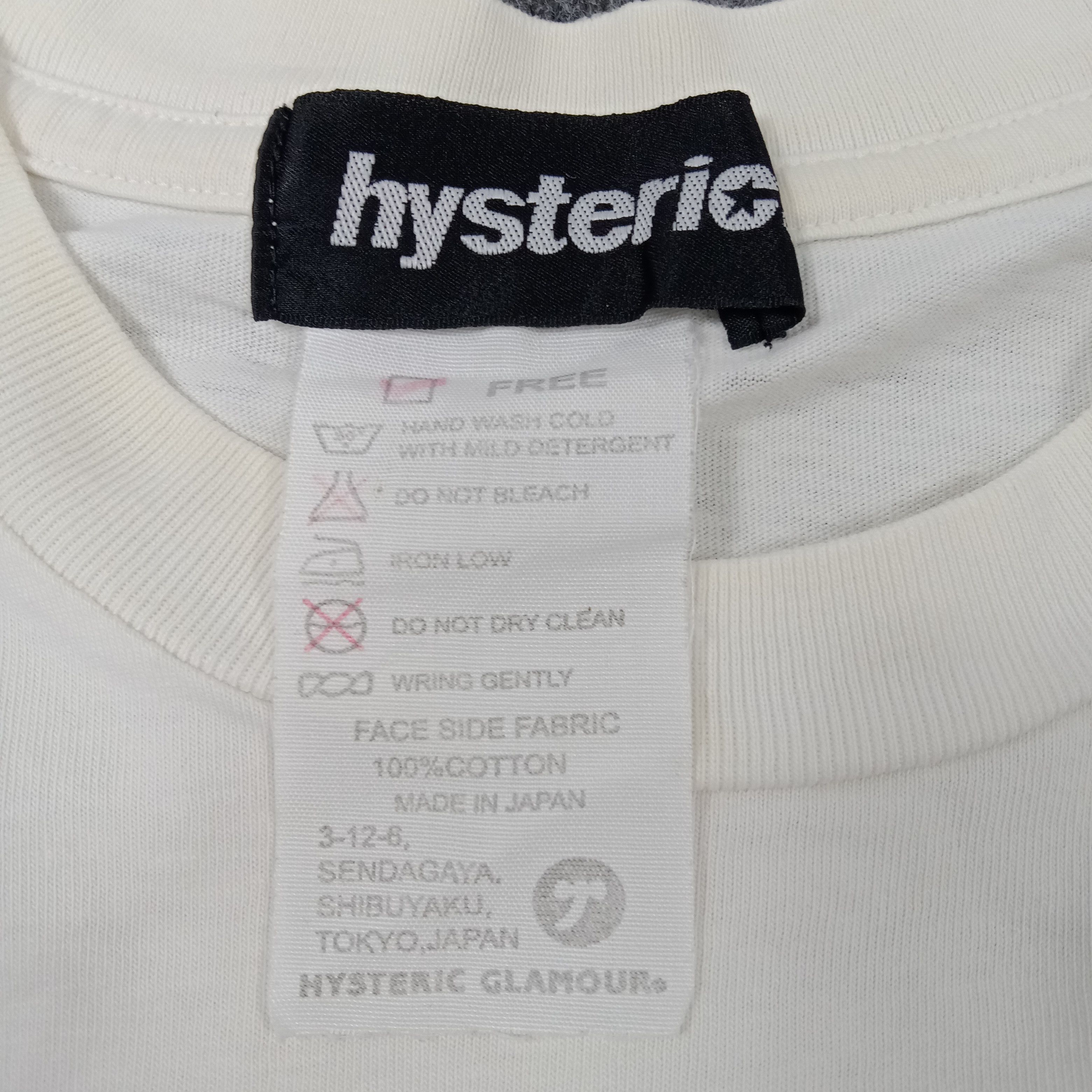 Hysteric Glamour × Japanese Brand × Vintage Hysteric Glamour Japanese Brand Naked Art Tshirt Size US S / EU 44-46 / 1 - 6 Thumbnail