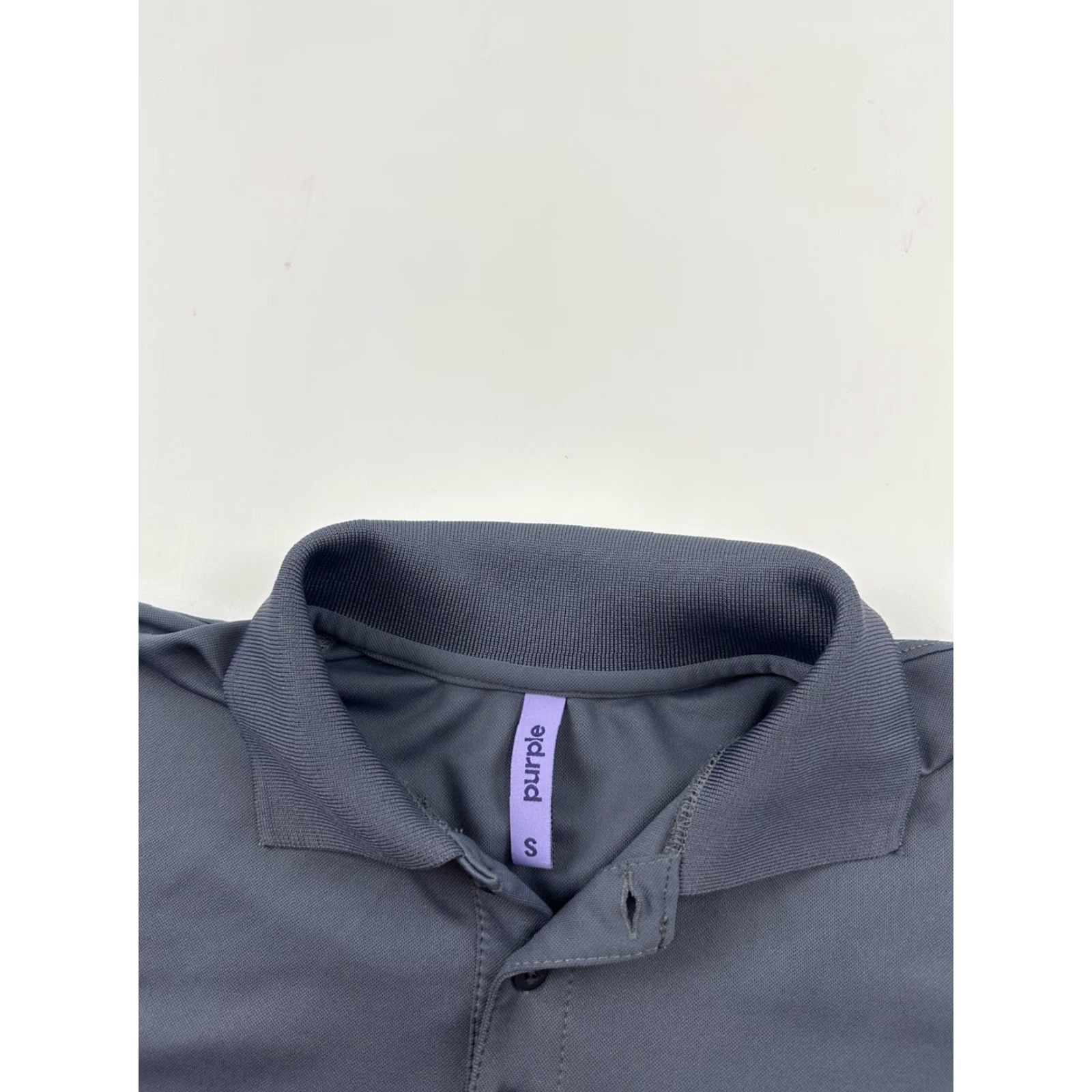 Vintage Purple Mattress Polo Shirt Mens Small Gray USA Workwear Short Sleeve Collared Polo Shirt Mens Small Gray USA Size US S / EU 44-46 / 1 - 4 Thumbnail