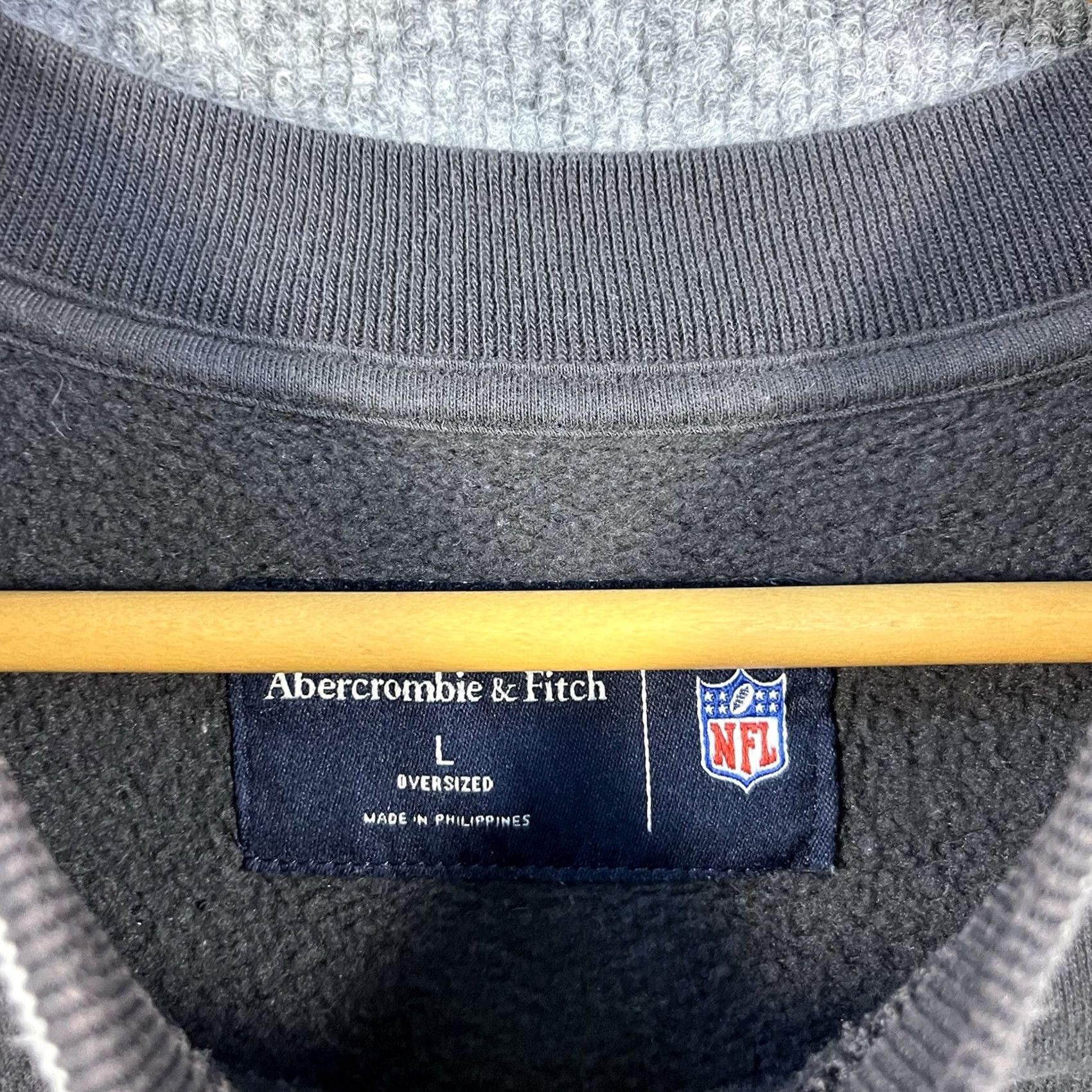 Abercrombie & Fitch VINTAGE Abercrombie & Fitch Sweatshirt Mens L NFL Pittsburgh Steelers Super Bowl Black Size US L / EU 52-54 / 3 - 3 Thumbnail