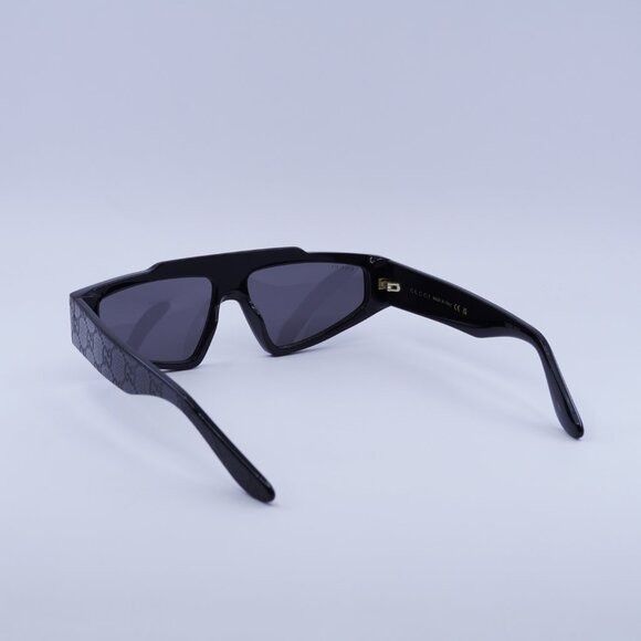 Gucci Gucci GG1591S 001 Sunglasses Black Browline Frame Size ONE SIZE - 4 Thumbnail