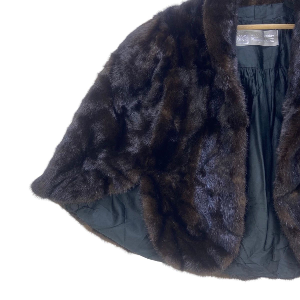 Sagafurs Saga Mink Fur Cape Size S / US 4 / IT 40 - 4 Thumbnail