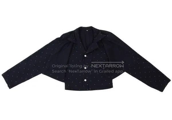 Comme des Garcons Comme des Garcons Black vintage polka dot faux two-piece d Size M / US 6-8 / IT 42-44 - 3 Thumbnail