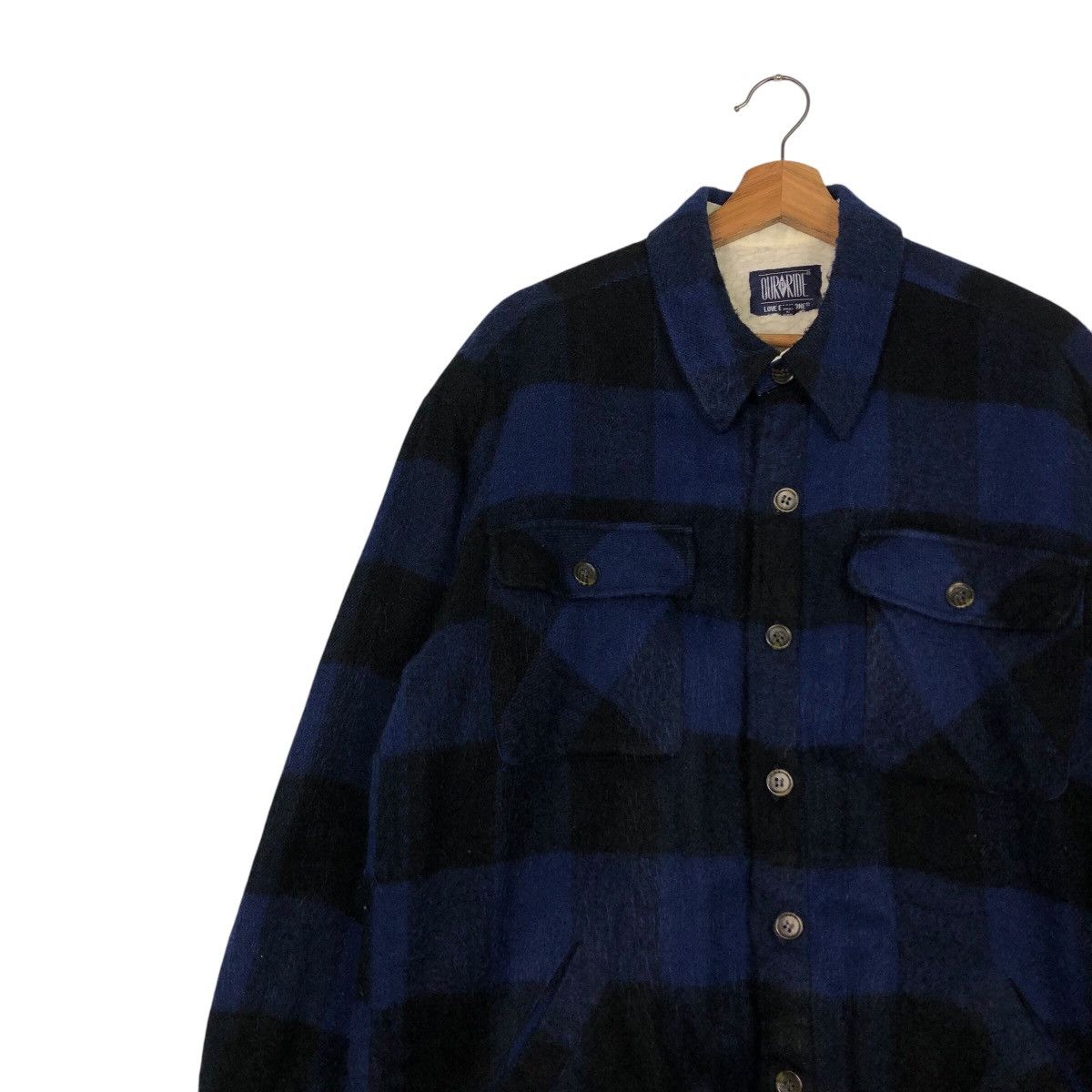 Japanese Brand 📌Vintage Our Pride Flannel Shirt Jacket Tartan Issey Miyake Size US L / EU 52-54 / 3 - 8 Thumbnail