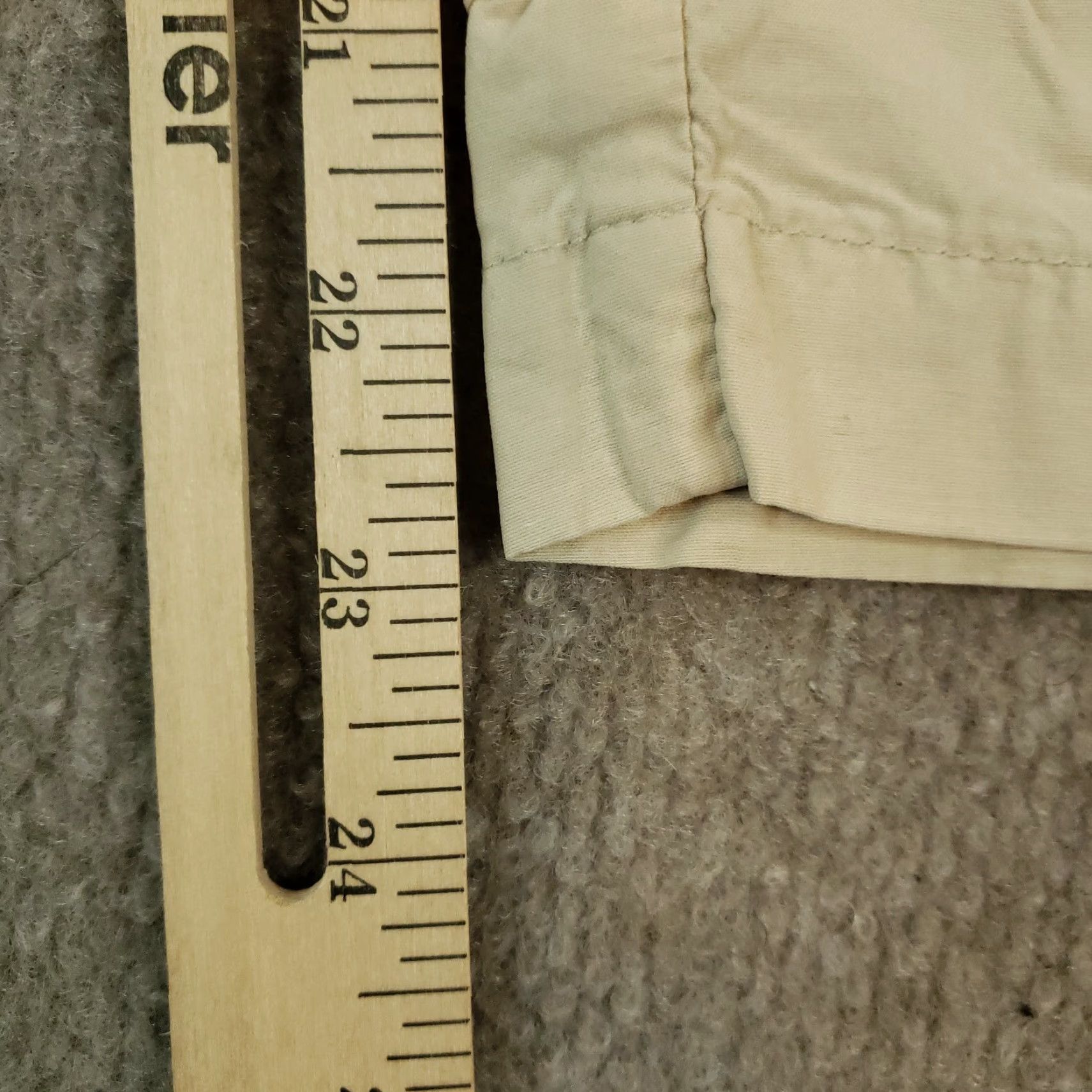 Vintage Columbia Pants Womens S 30x23 Beige Cropped Pockets Hiking Drawstring Casual Size 28" / US 6 / IT 42 - 3 Thumbnail