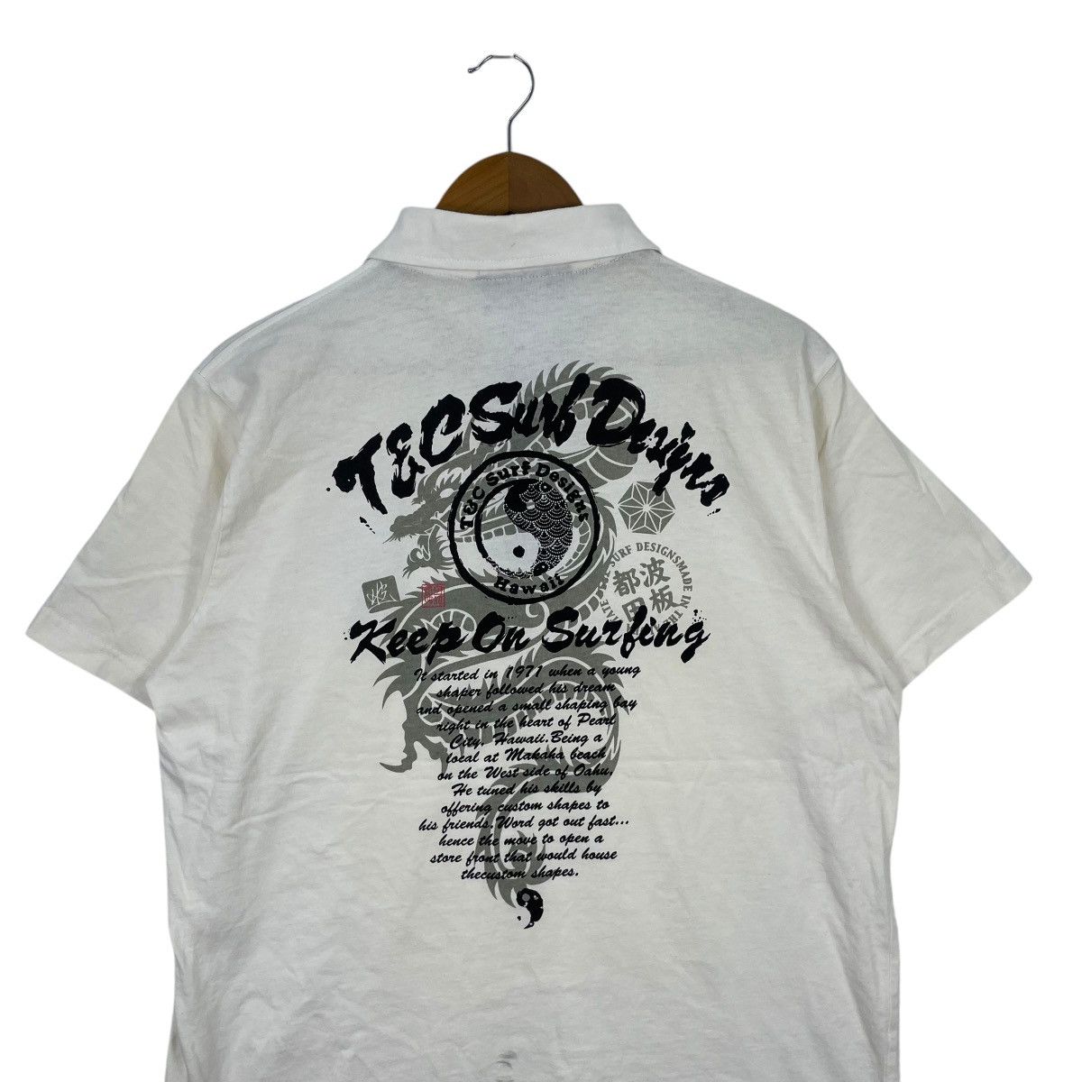 Vintage Vintage Town & Country Surf Design Polo Tee Shirt Size US XL / EU 56 / 4 - 2 Thumbnail