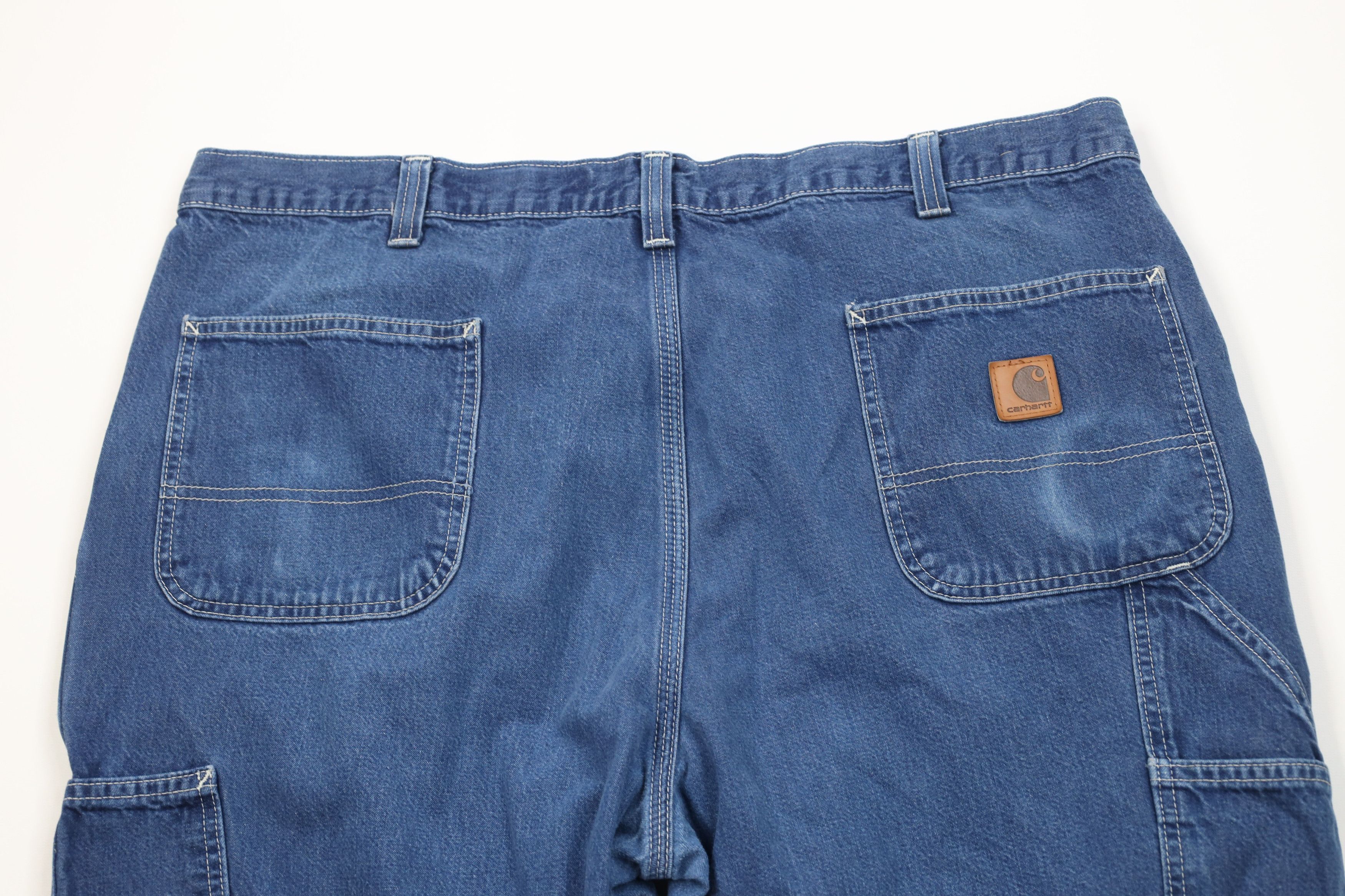 Carhartt Vintage Y2K Carhartt Wide Leg Dungaree Denim Jeans Blue Size US 40 / EU 56 - 12 Thumbnail