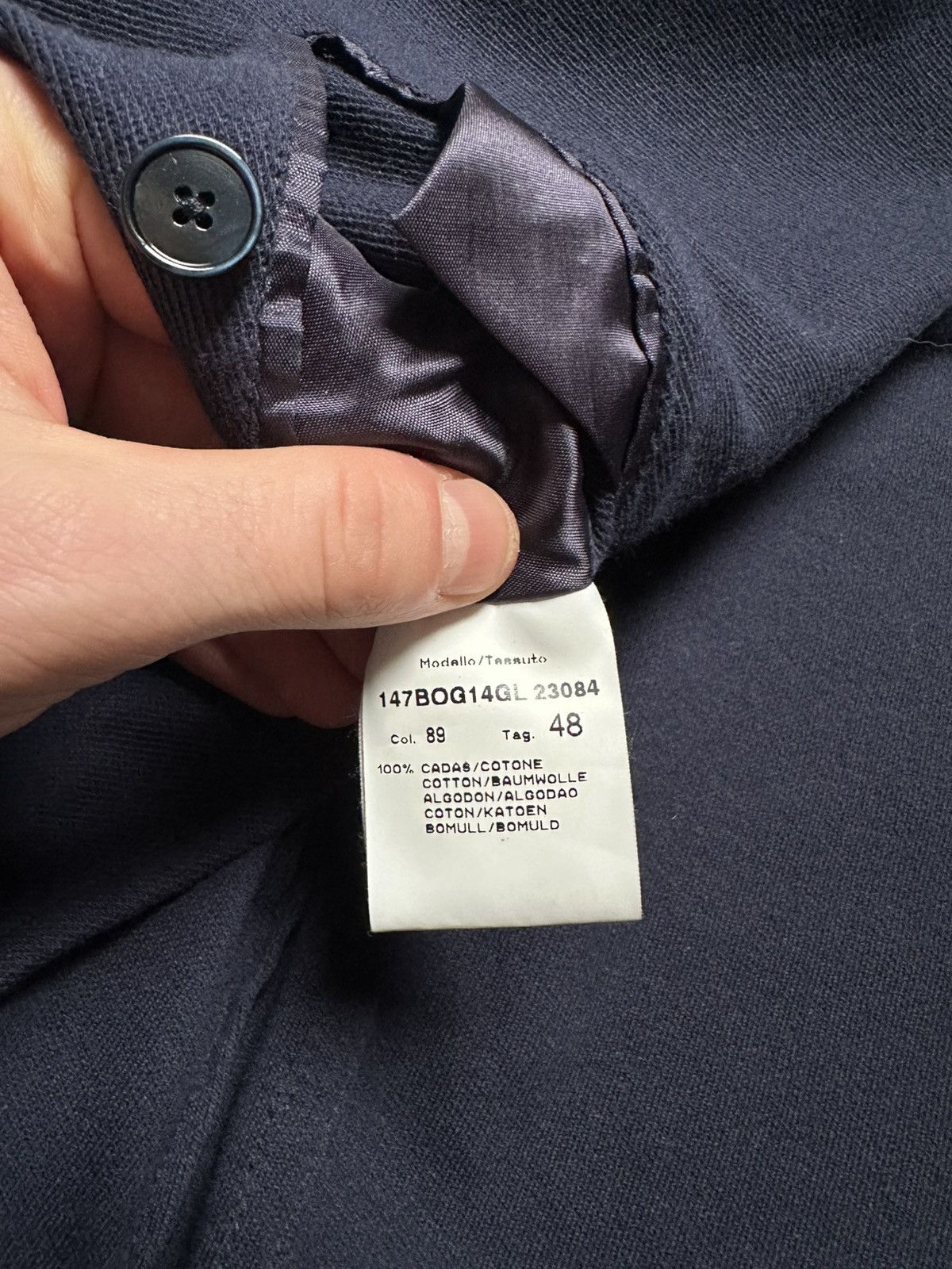 Boggi Boggi Milano 2 Button Cotton Blazer Mens Size 48 Size 38R - 12 Thumbnail