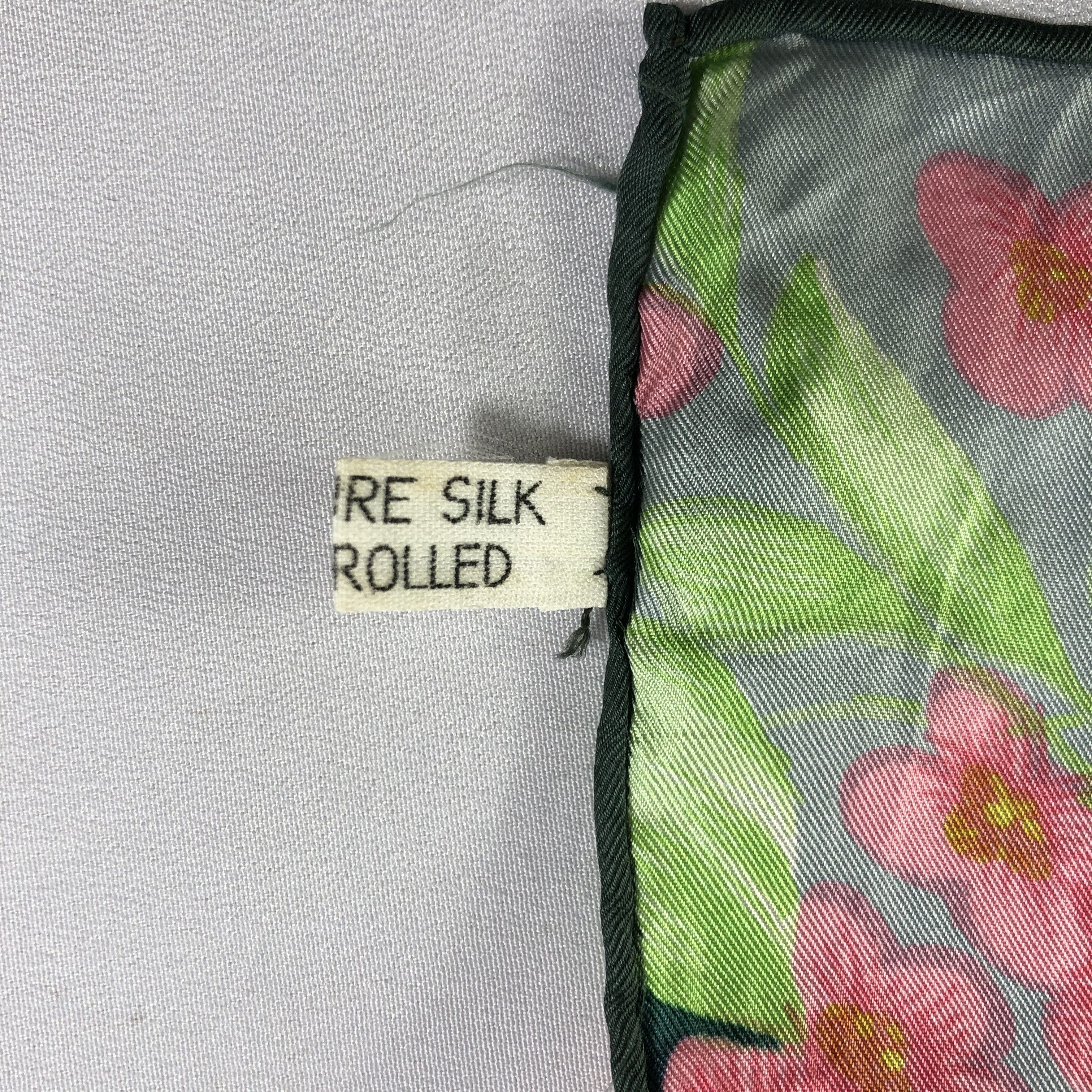 Vintage Vintage Silk Scarf Size ONE SIZE - 6 Thumbnail